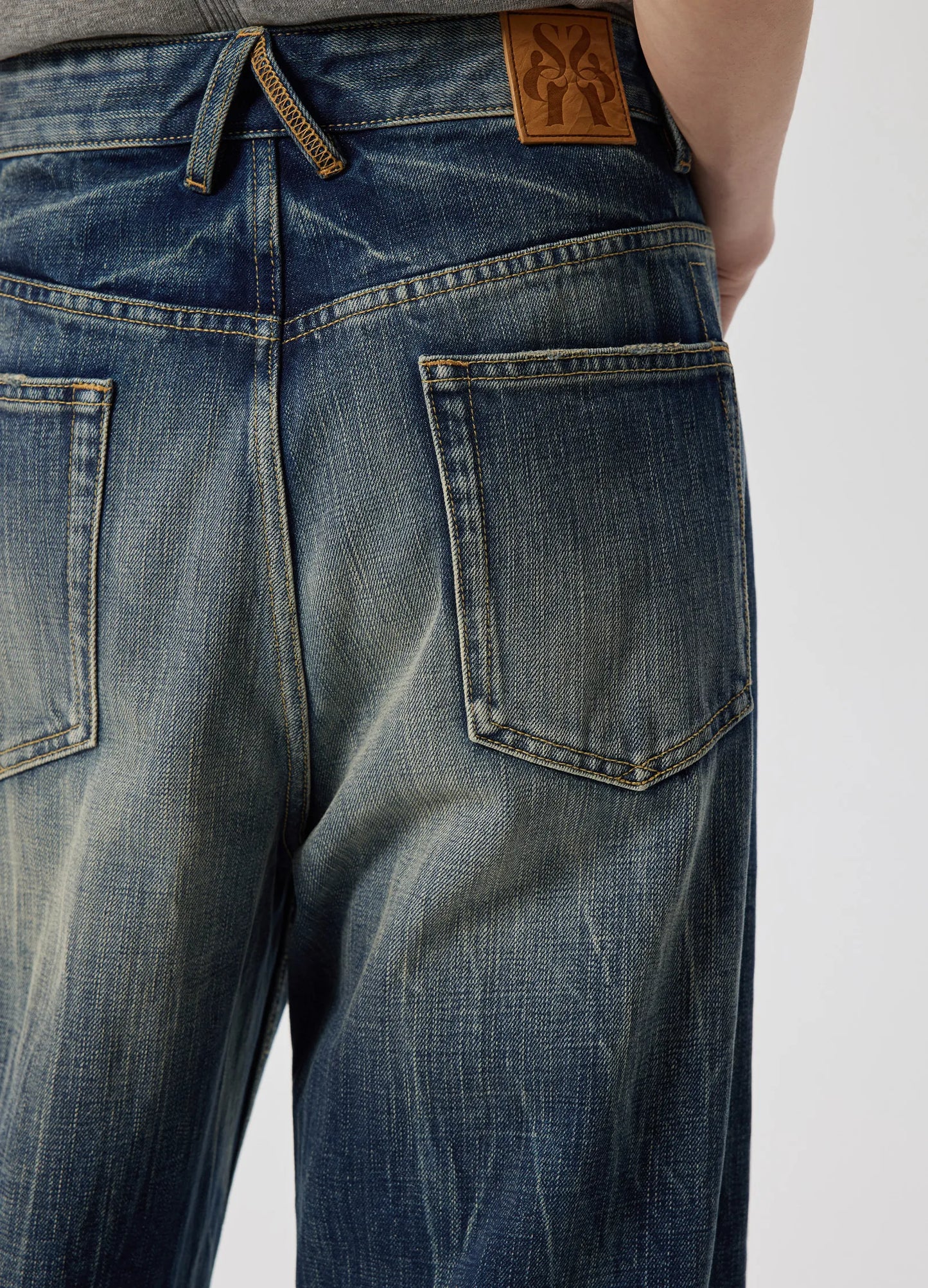 Jet Whiskers Denim