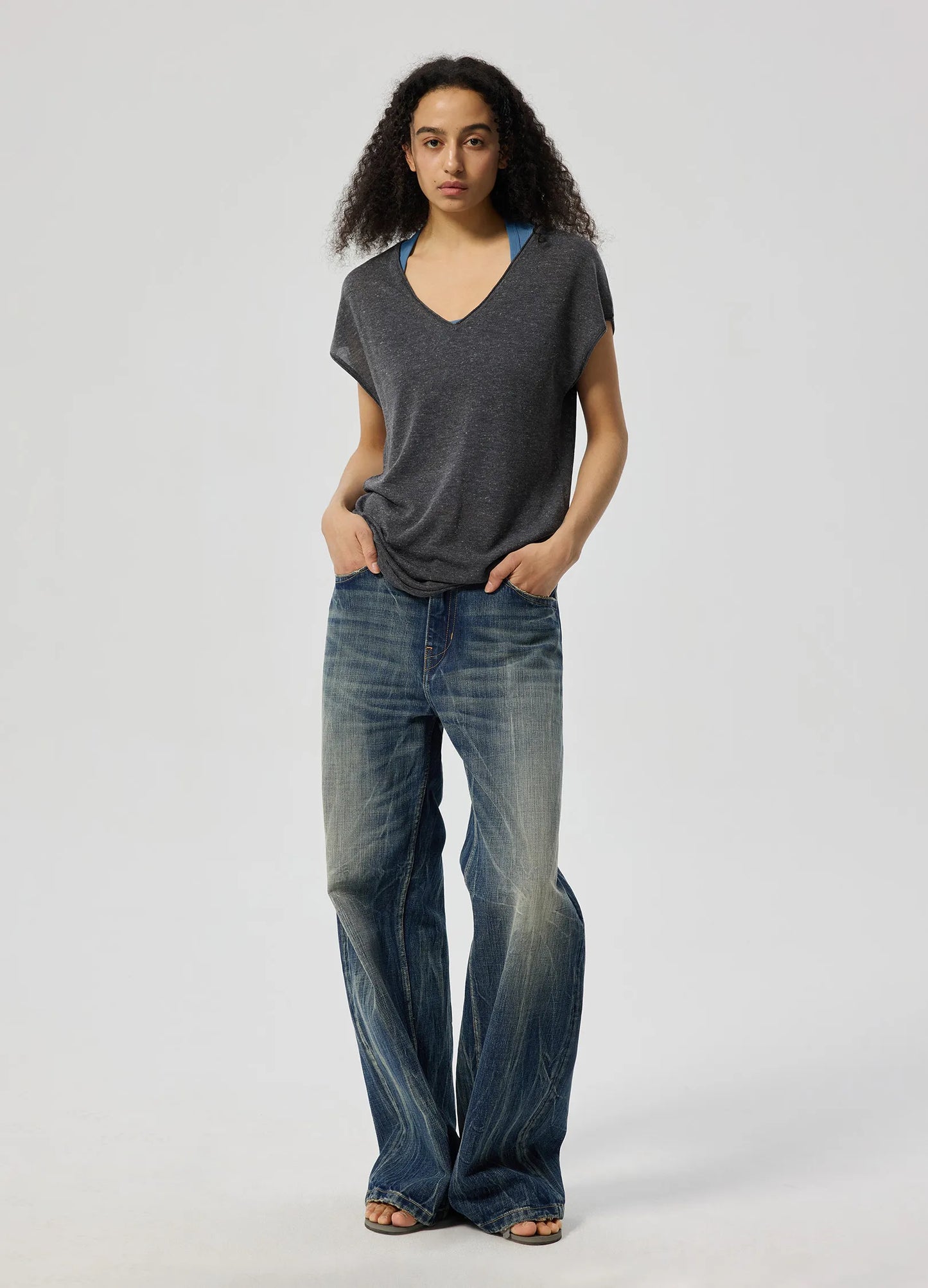 Jet Whiskers Denim
