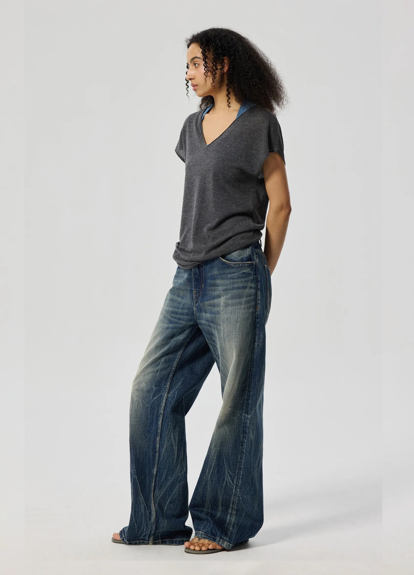 Jet Whiskers Denim