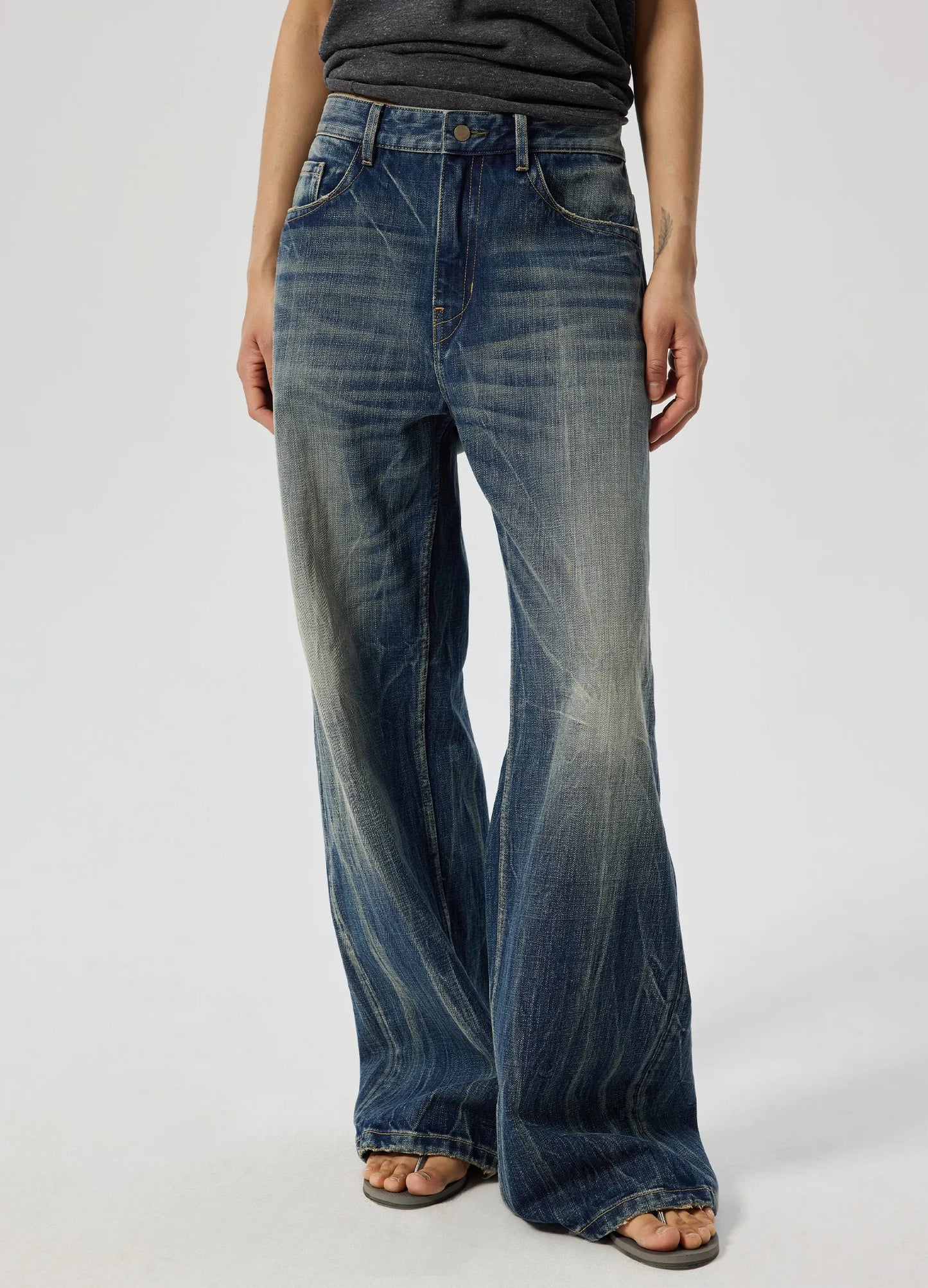 Jet Whiskers Denim
