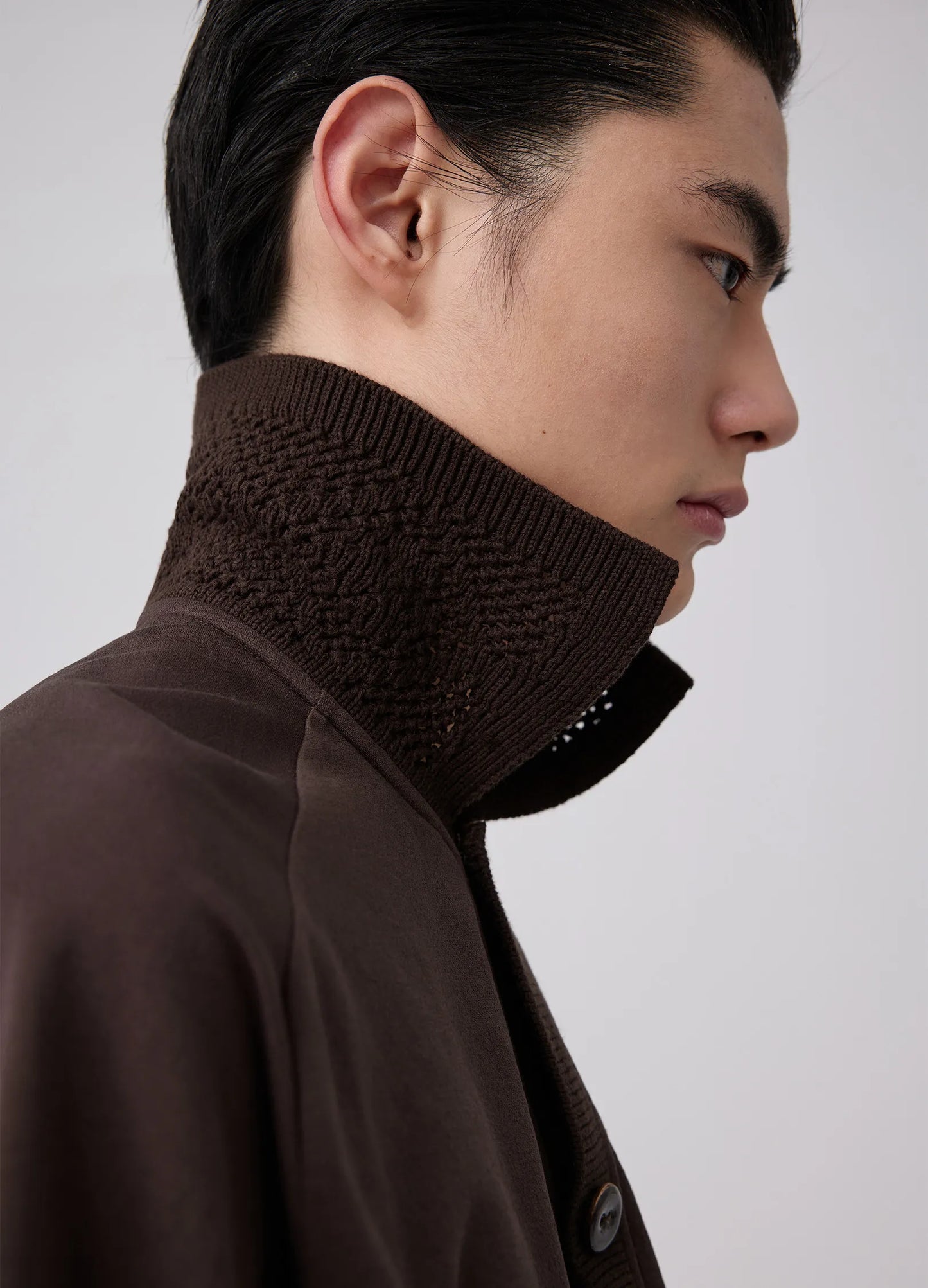 Knit Collar Polo
