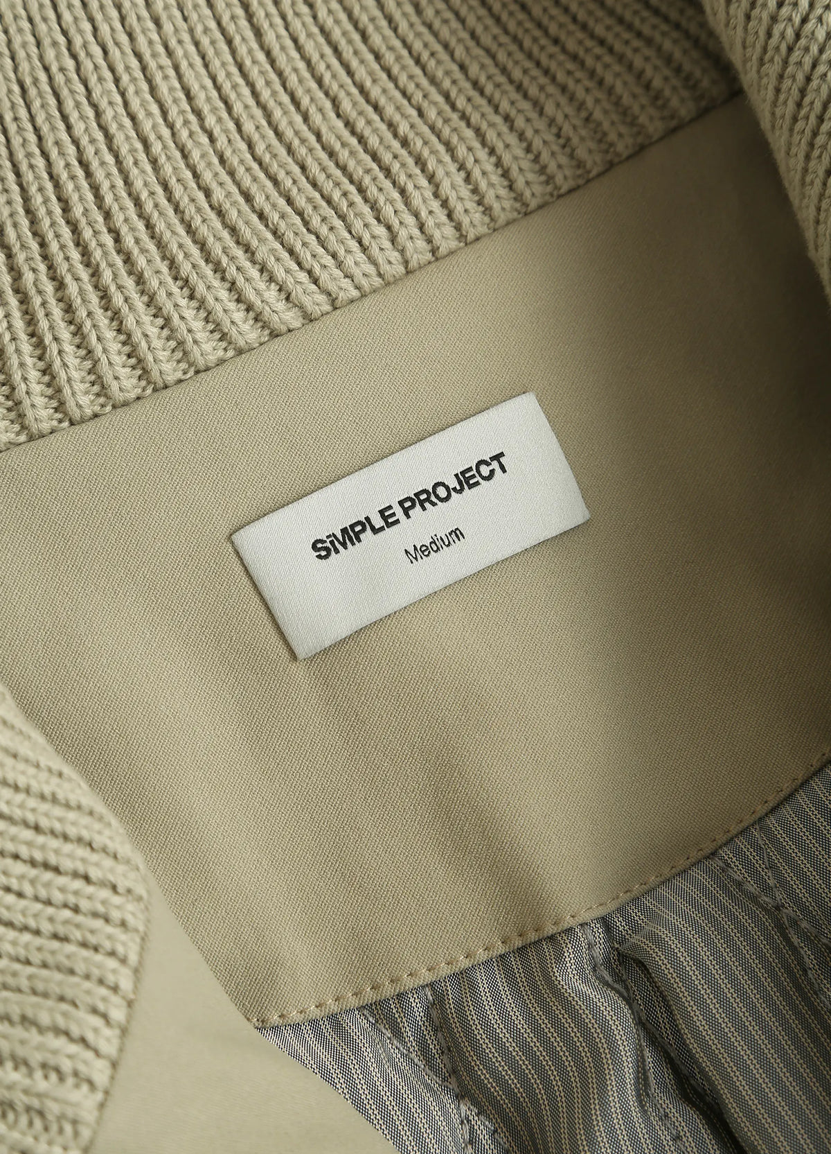 Knit Panel Jacket