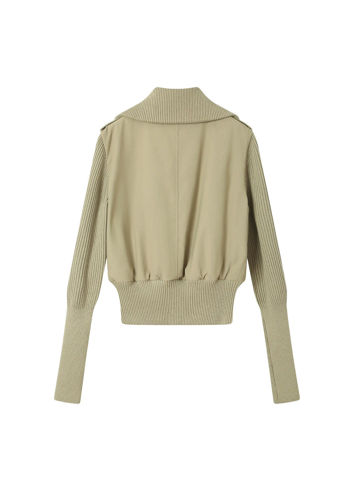 Knit Panel Jacket