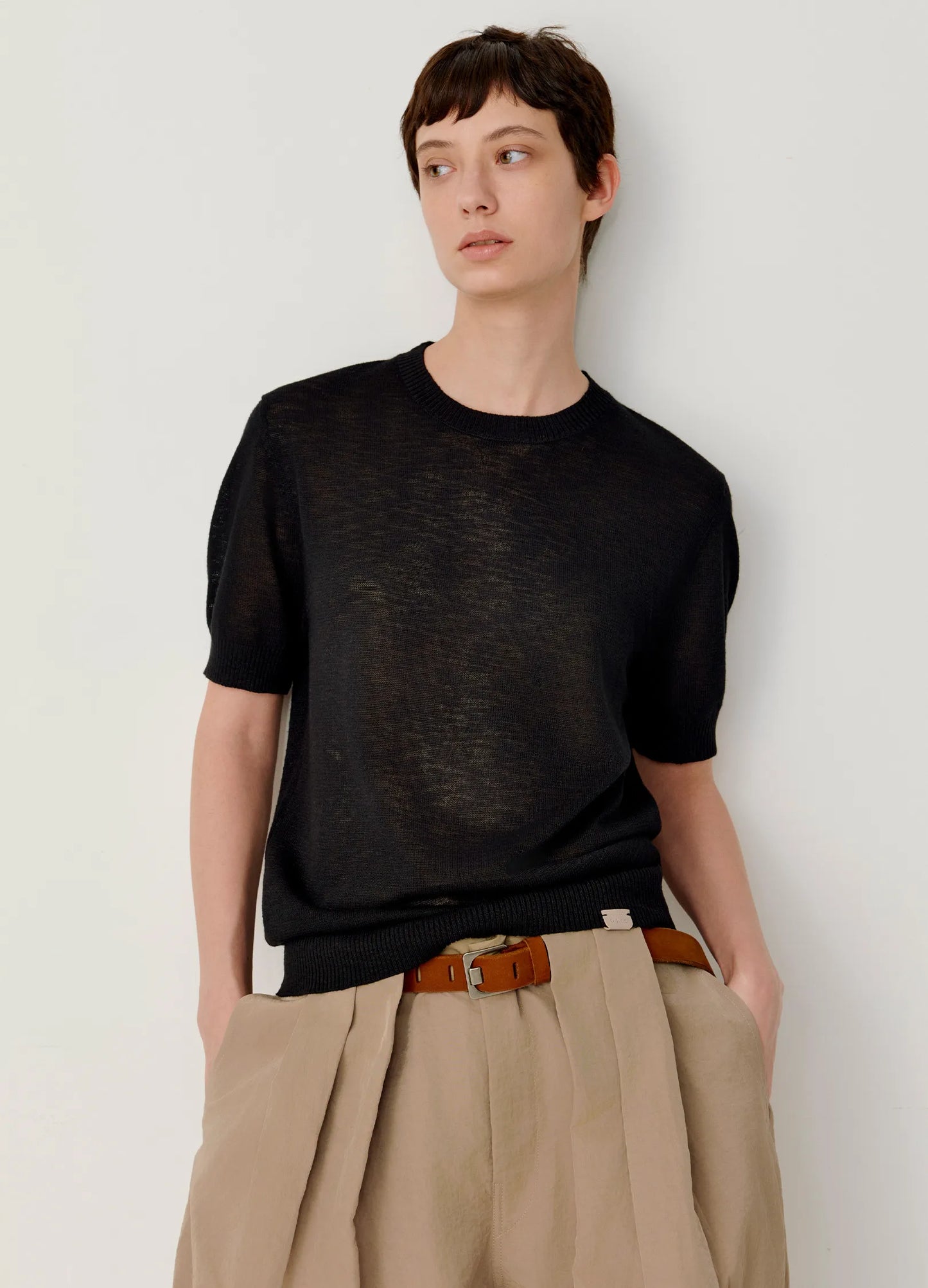 Knitted Bamboo Tee