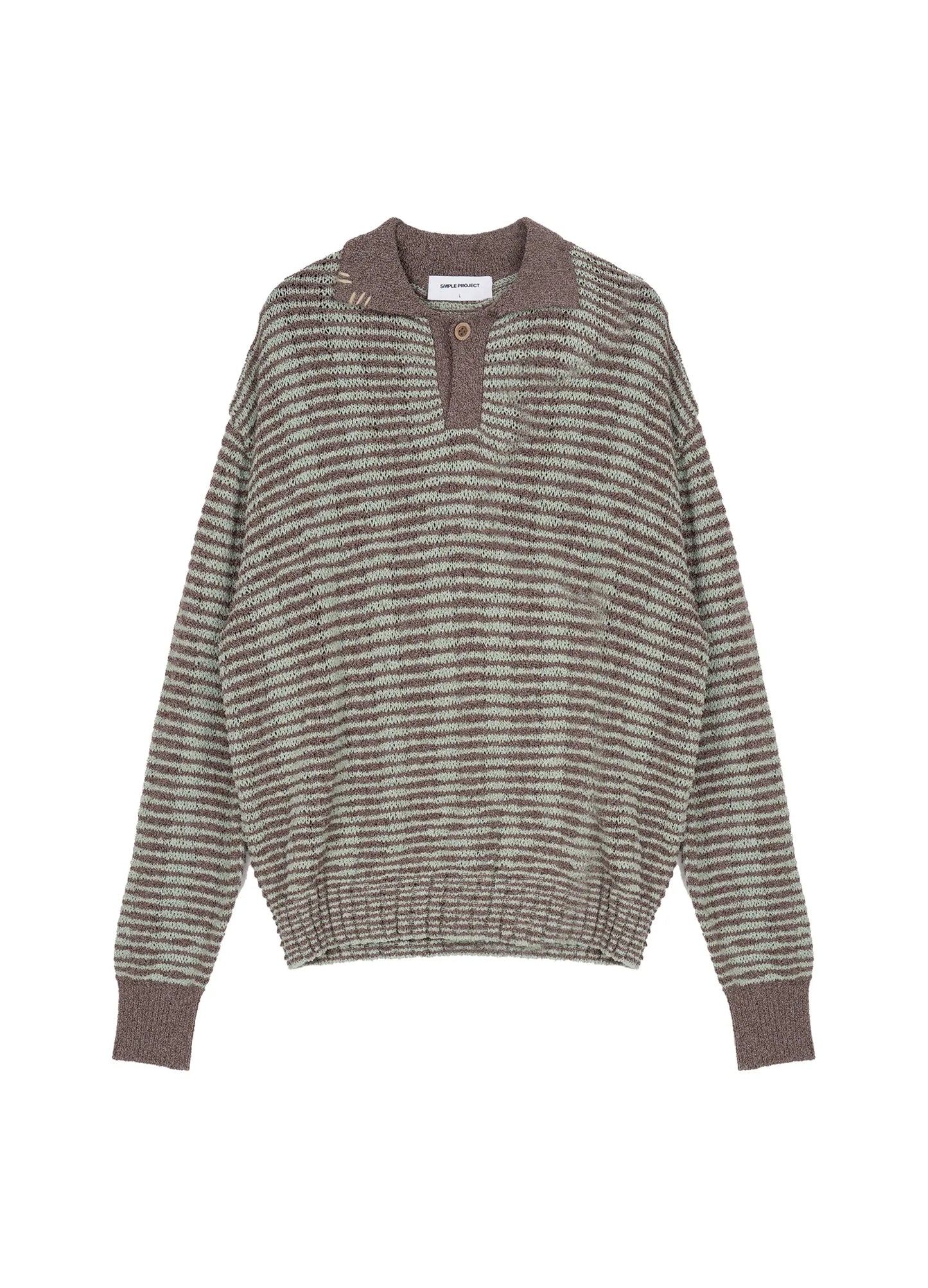 Knitted Polo Sweater