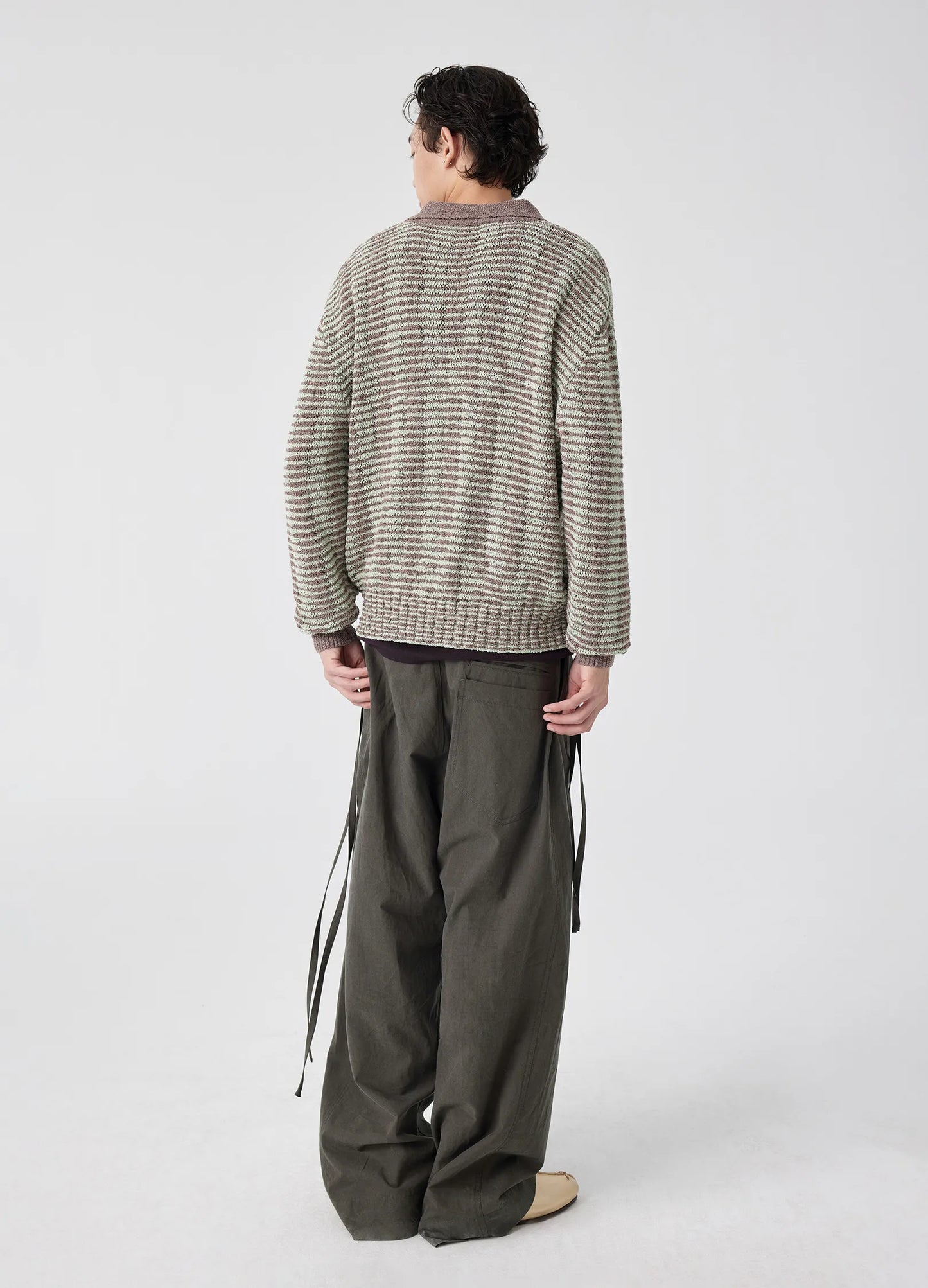 Knitted Polo Sweater