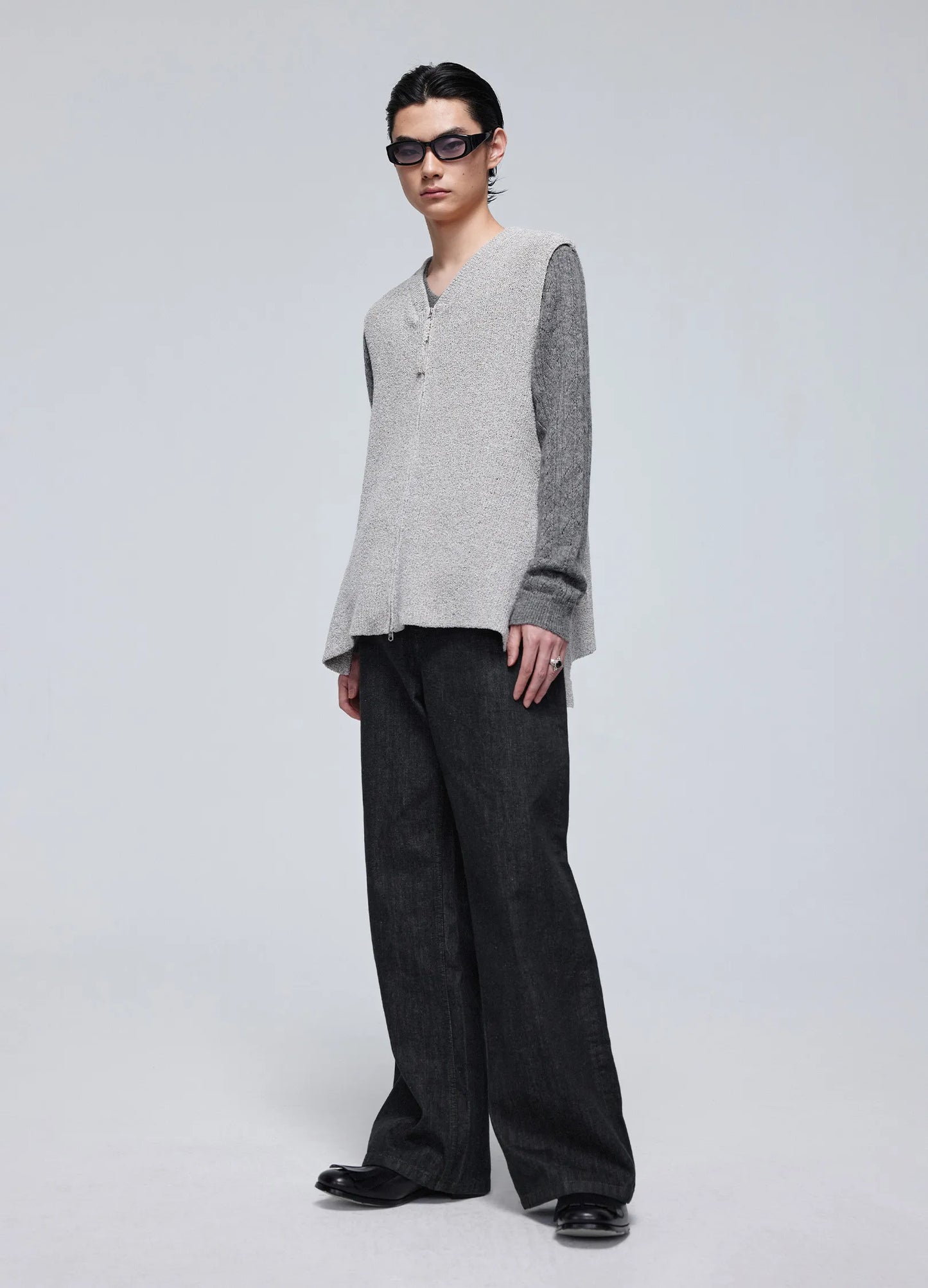 Knitted Zip Vest