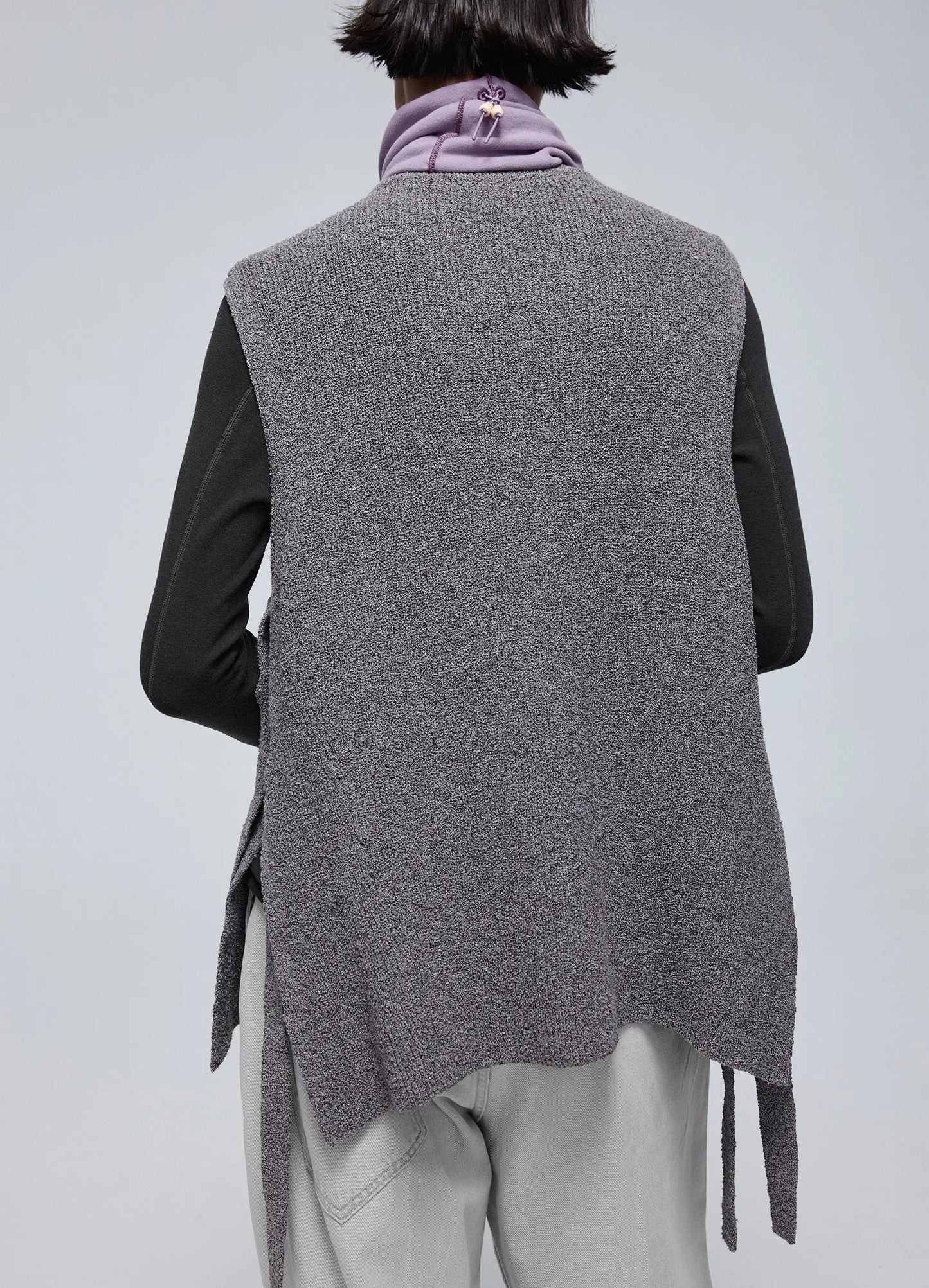 Knitted Zip Vest
