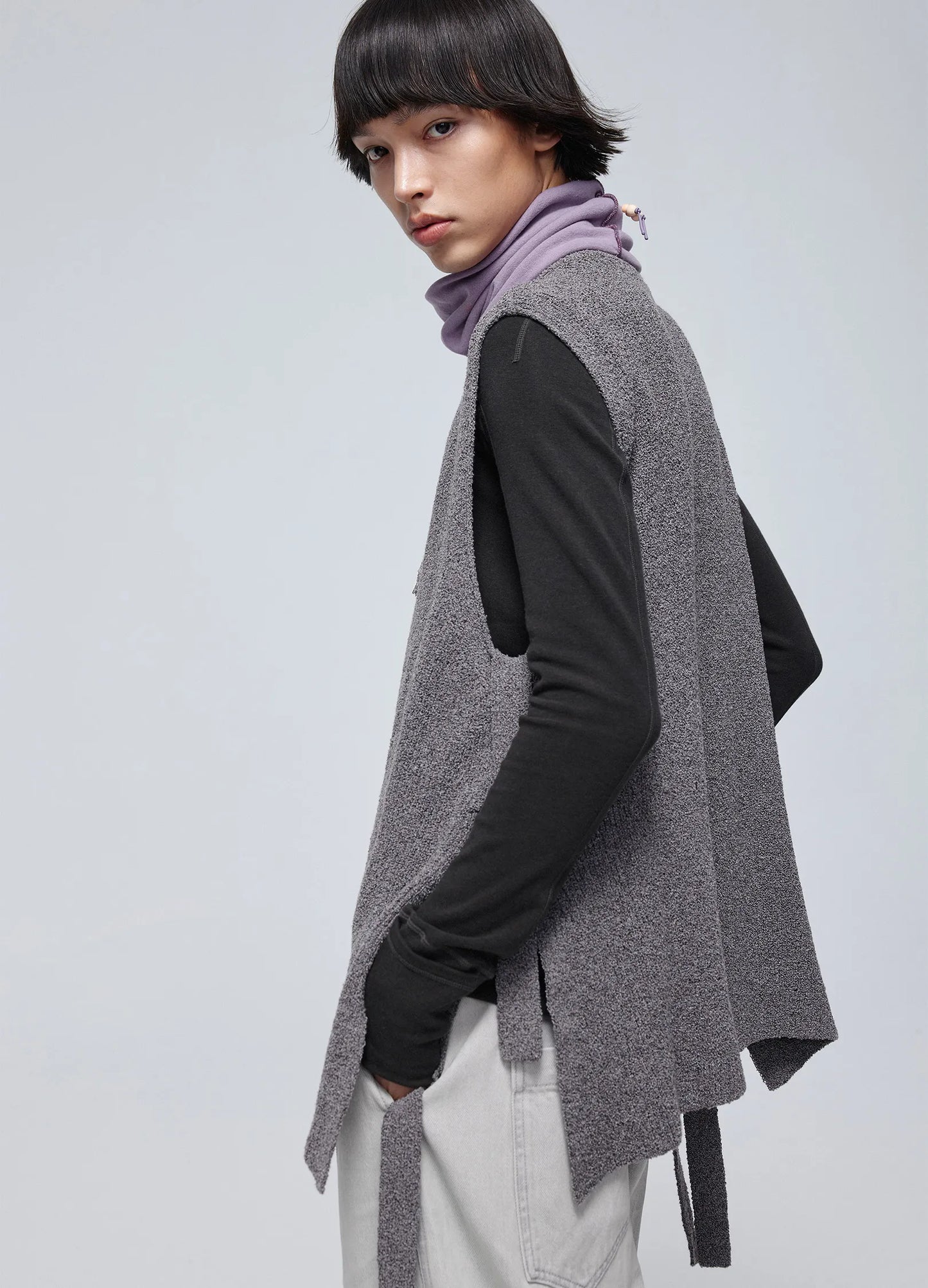 Knitted Zip Vest