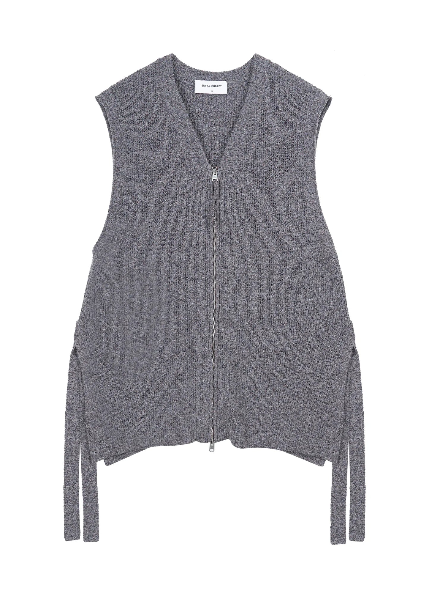 Knitted Zip Vest
