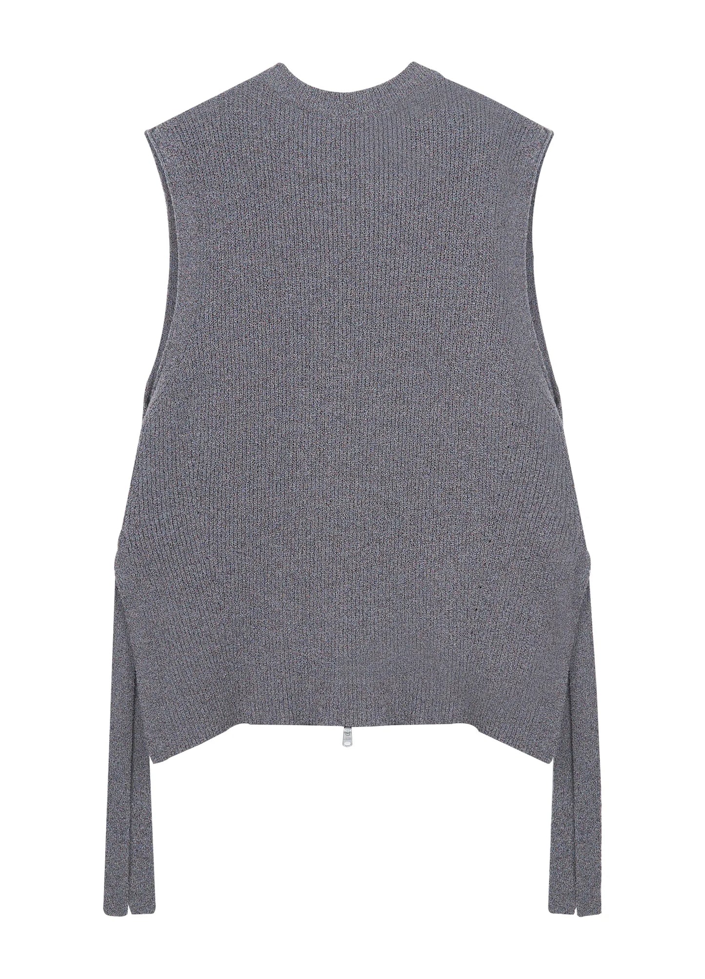 Knitted Zip Vest