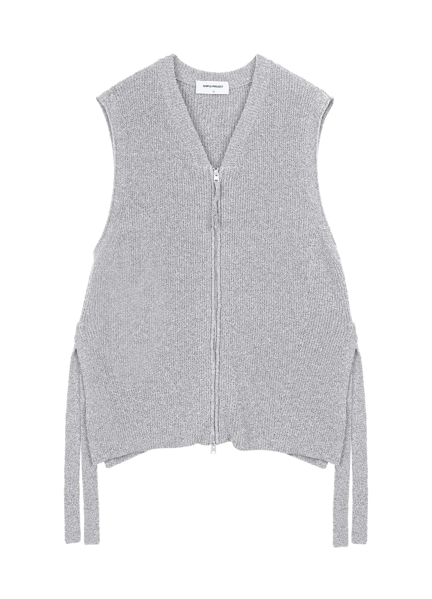 Knitted Zip Vest
