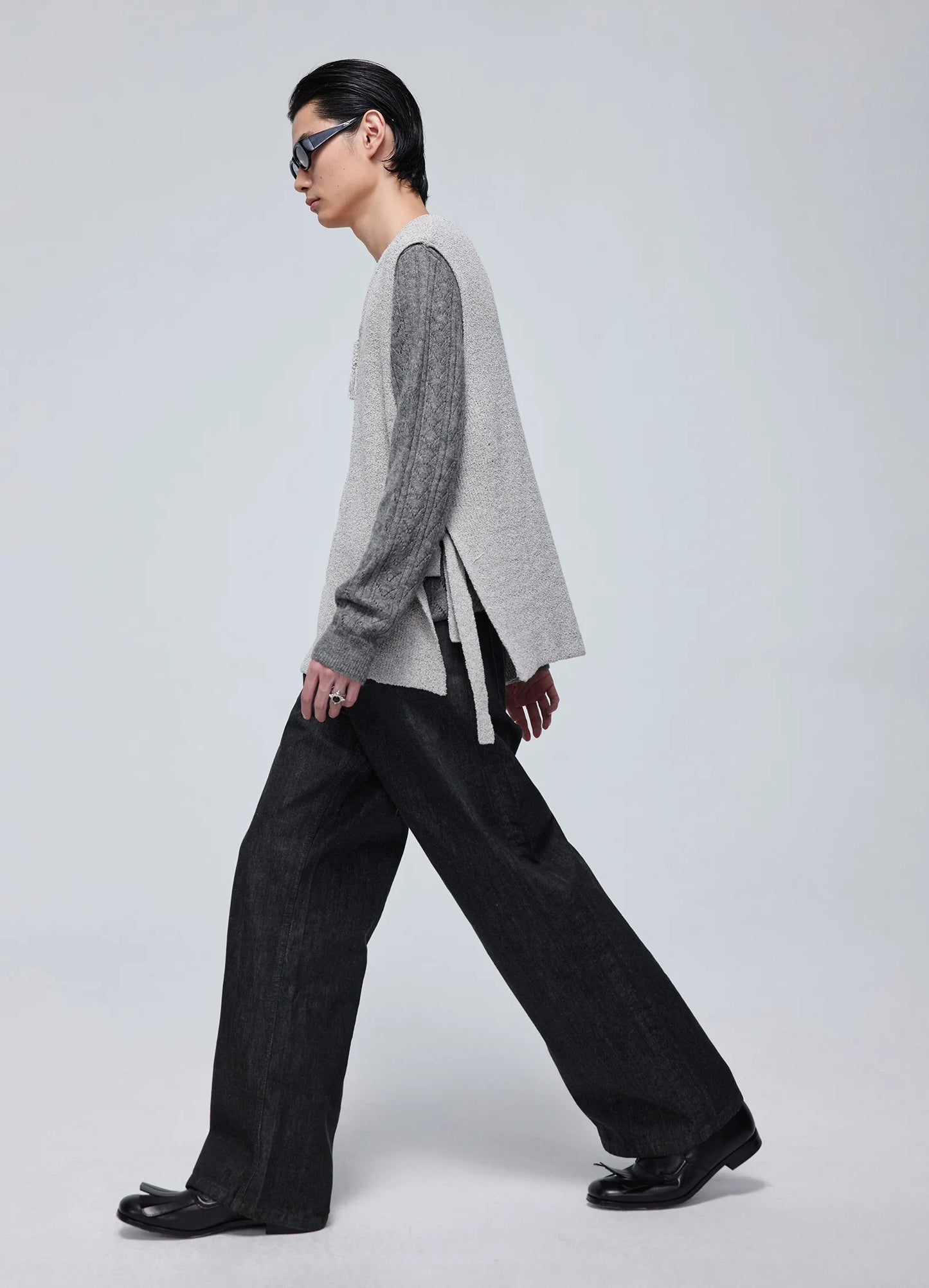 Knitted Zip Vest