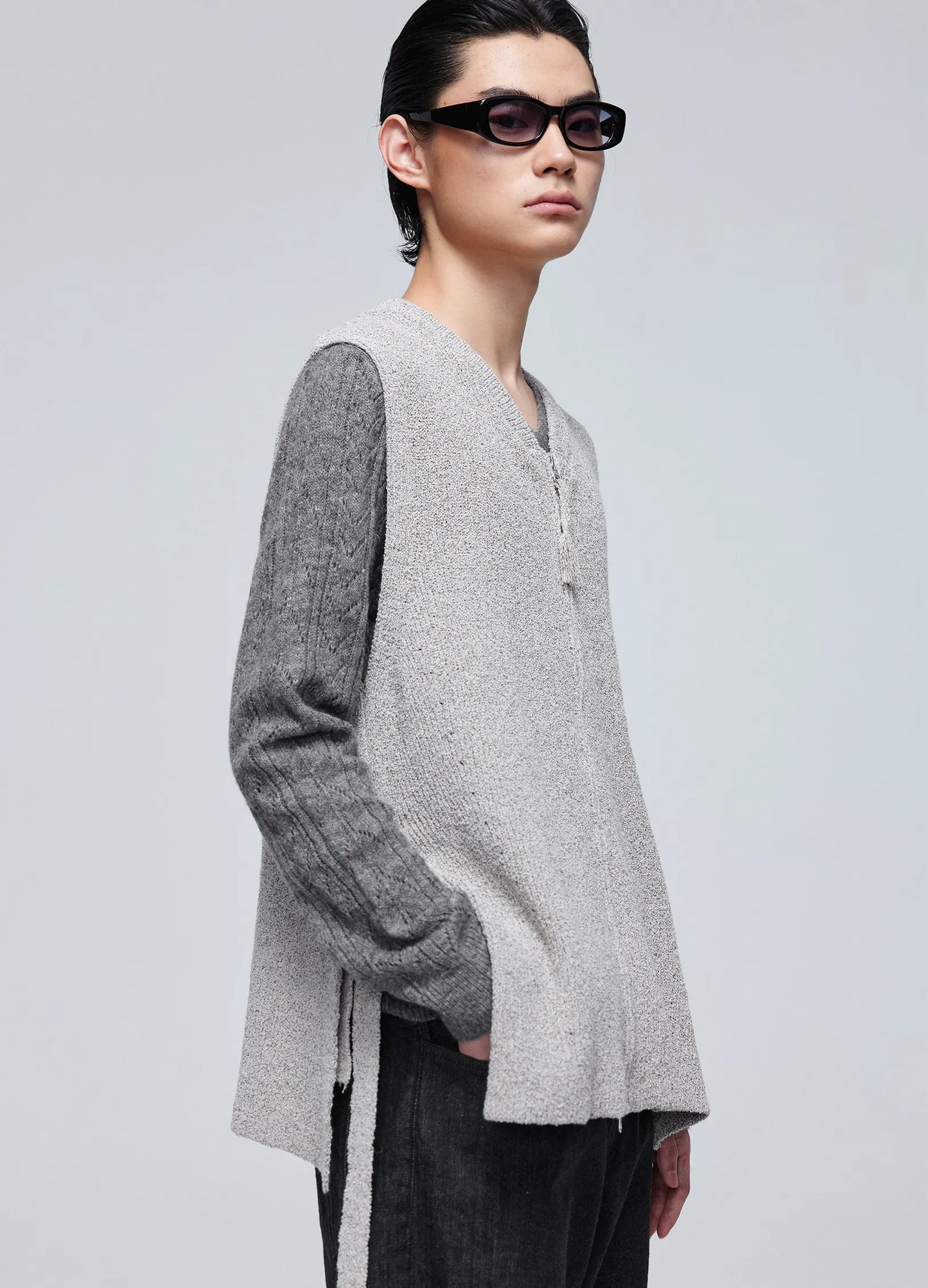 Knitted Zip Vest