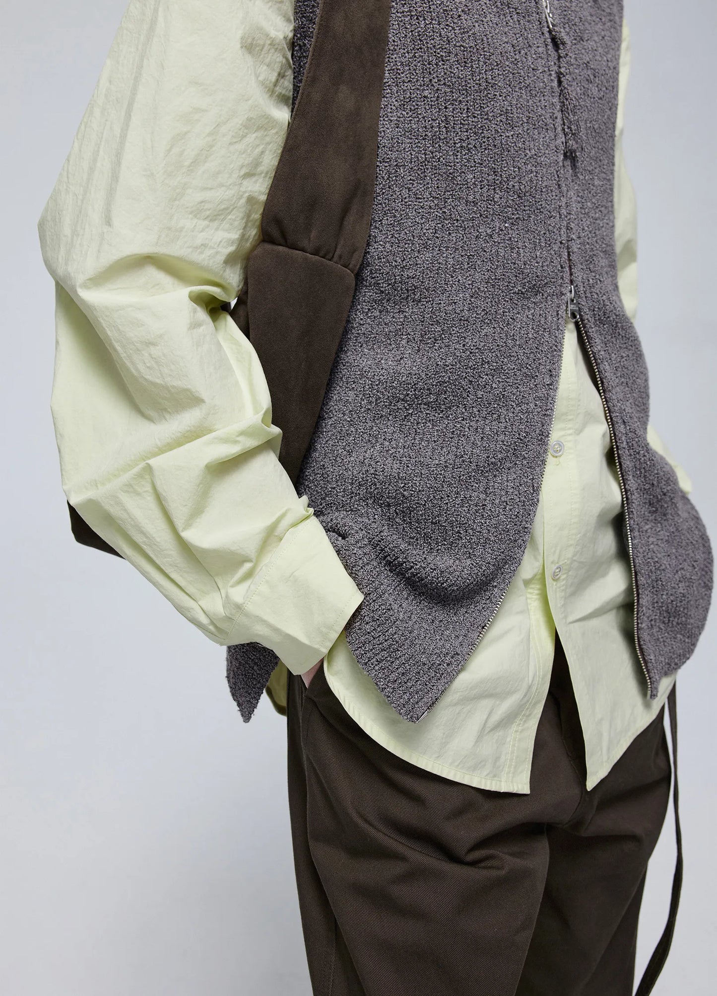 Knitted Zip Vest