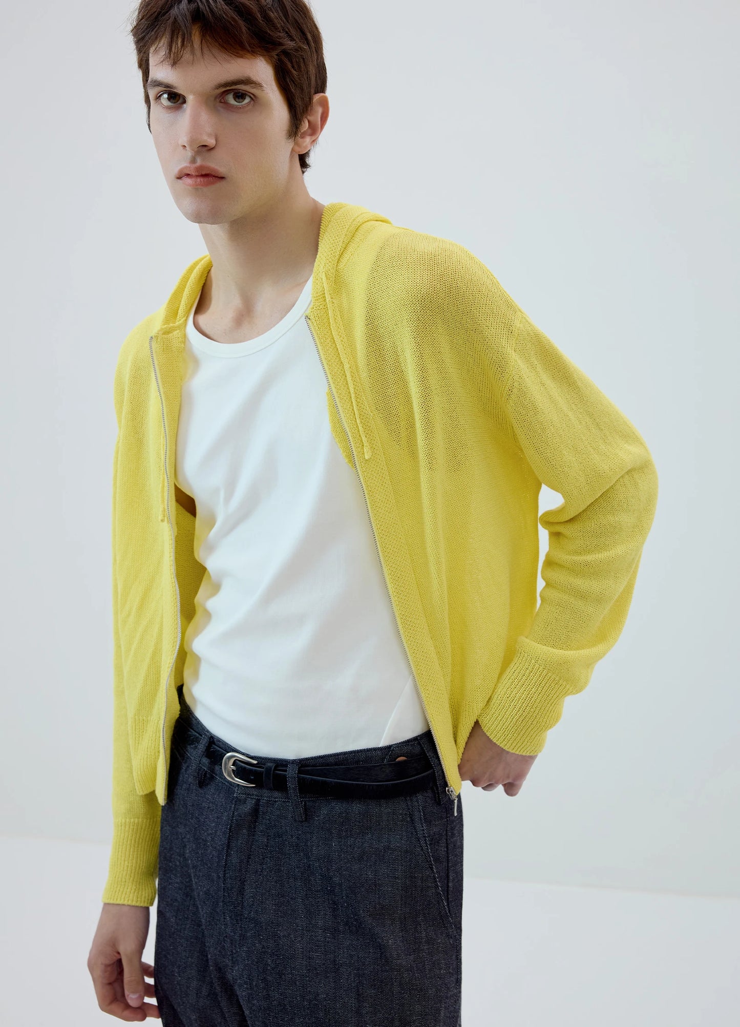 Knitted Zip Hoodie