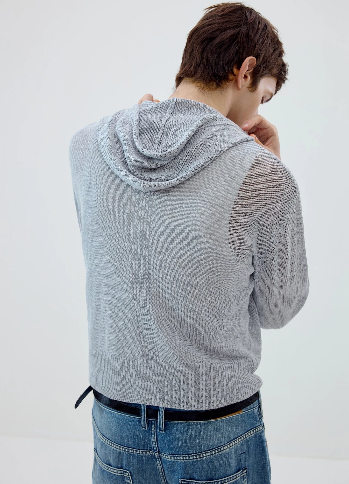 Knitted Zip Hoodie