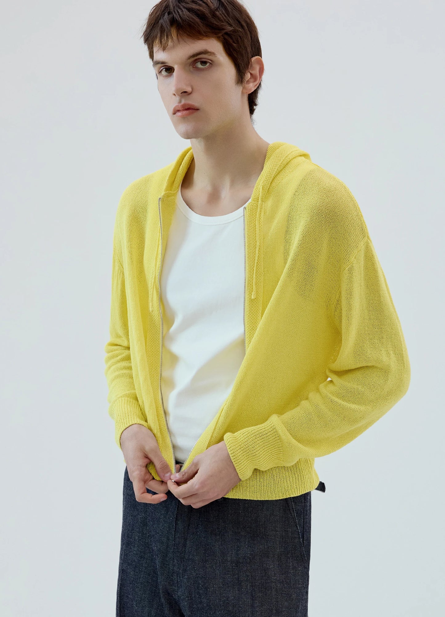Knitted Zip Hoodie