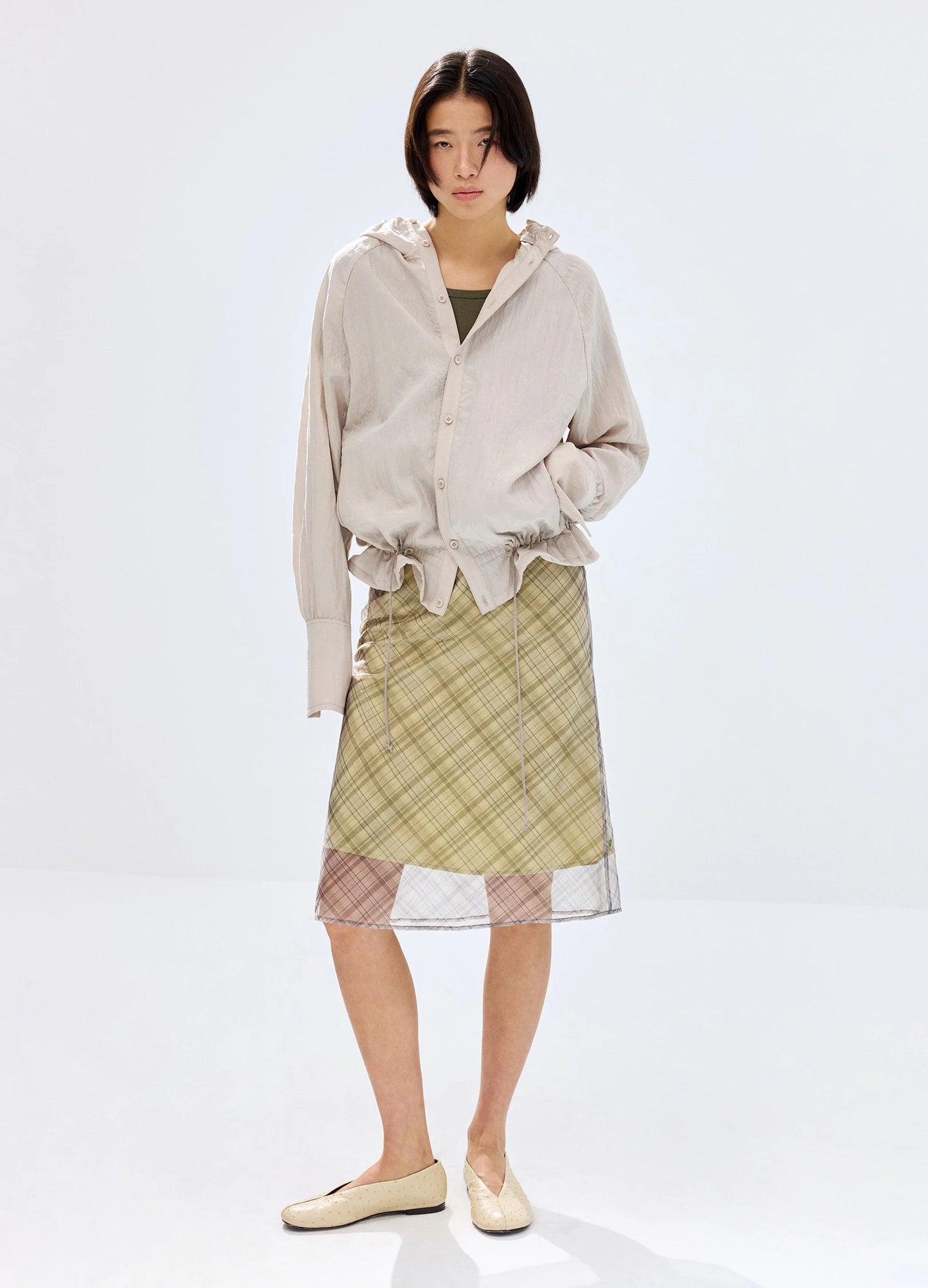 Lace Hood Shirt