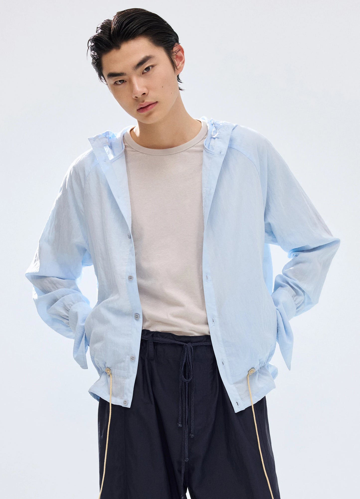 Lace Hood Shirt