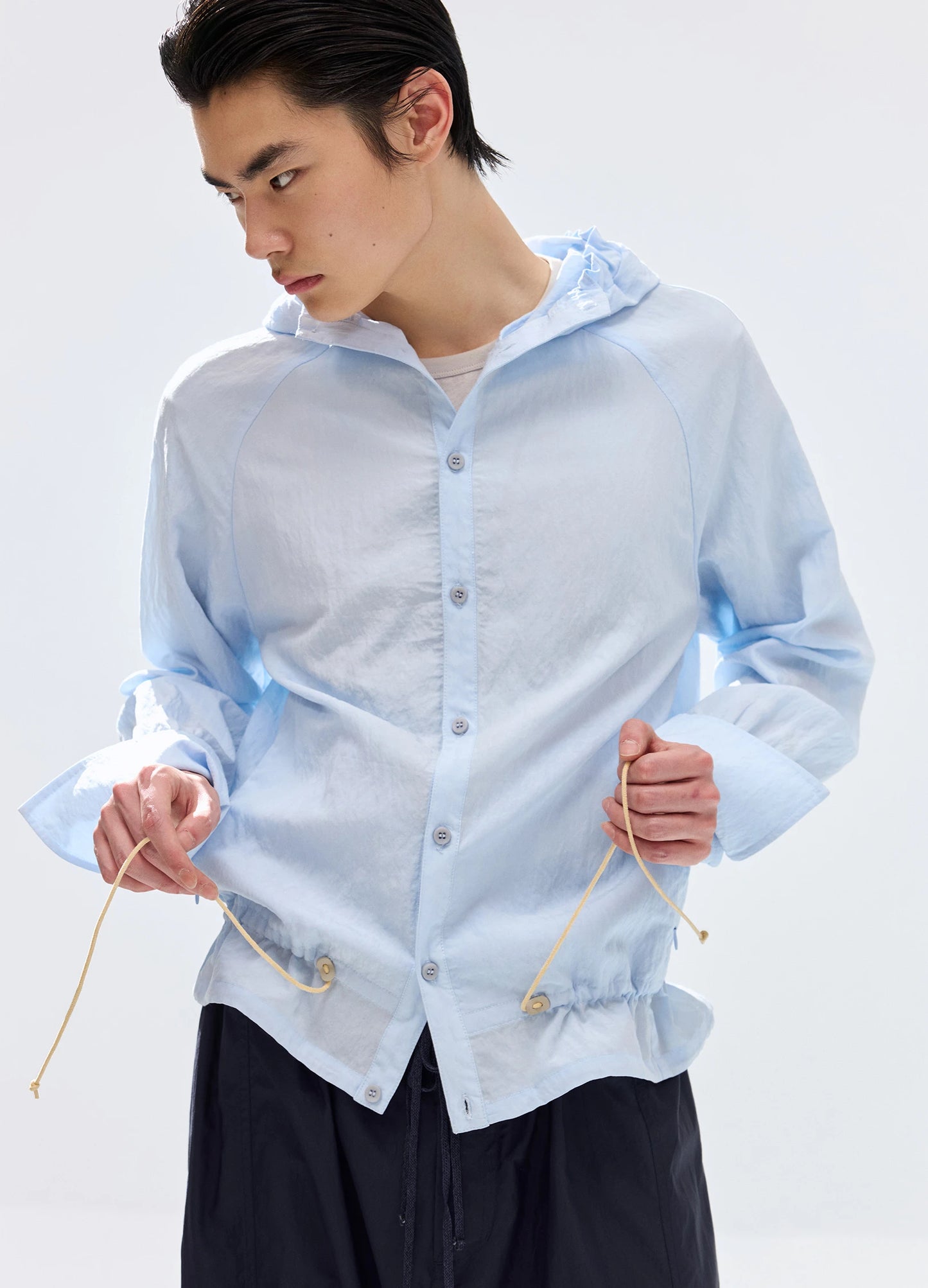 Lace Hood Shirt