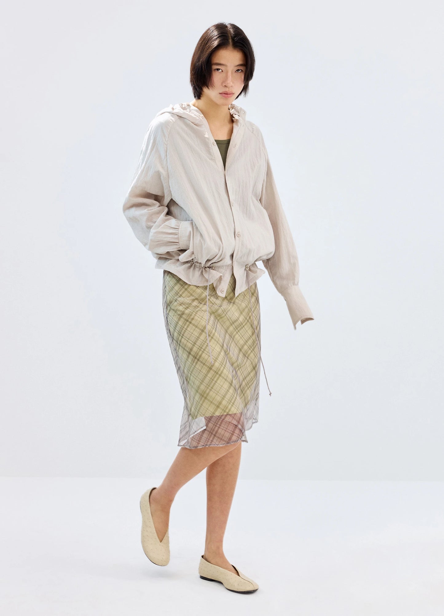 Lace Hood Shirt