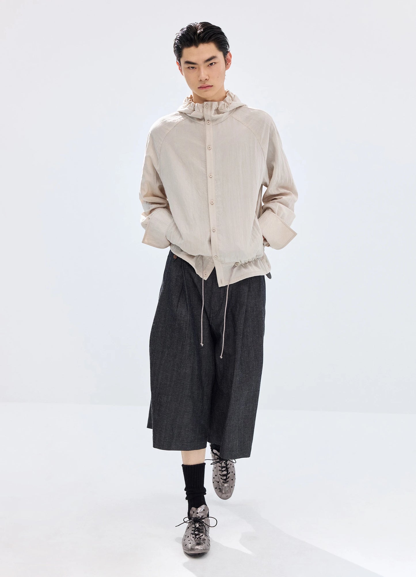 Lace Hood Shirt