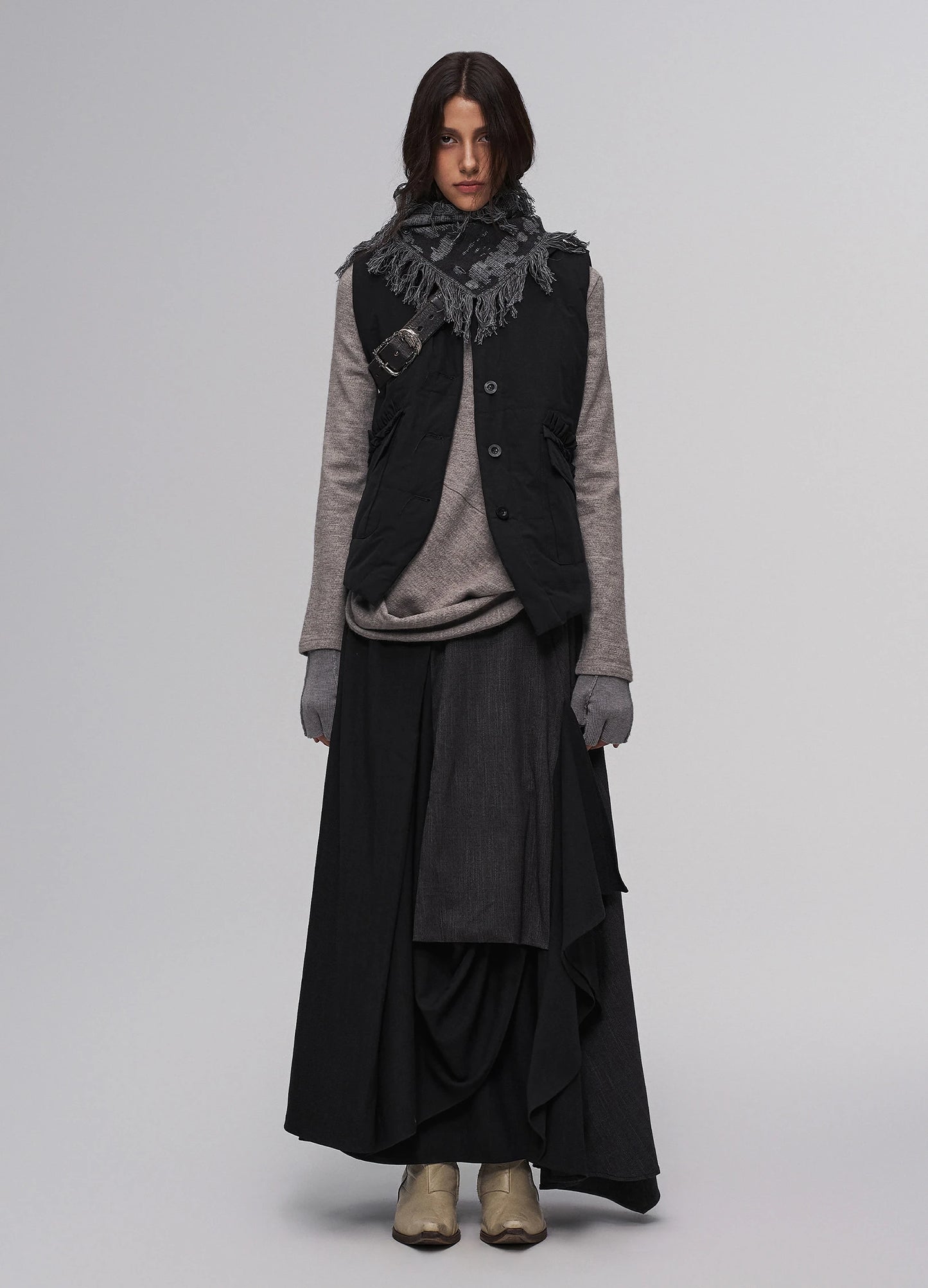 Lace Overlay Vest