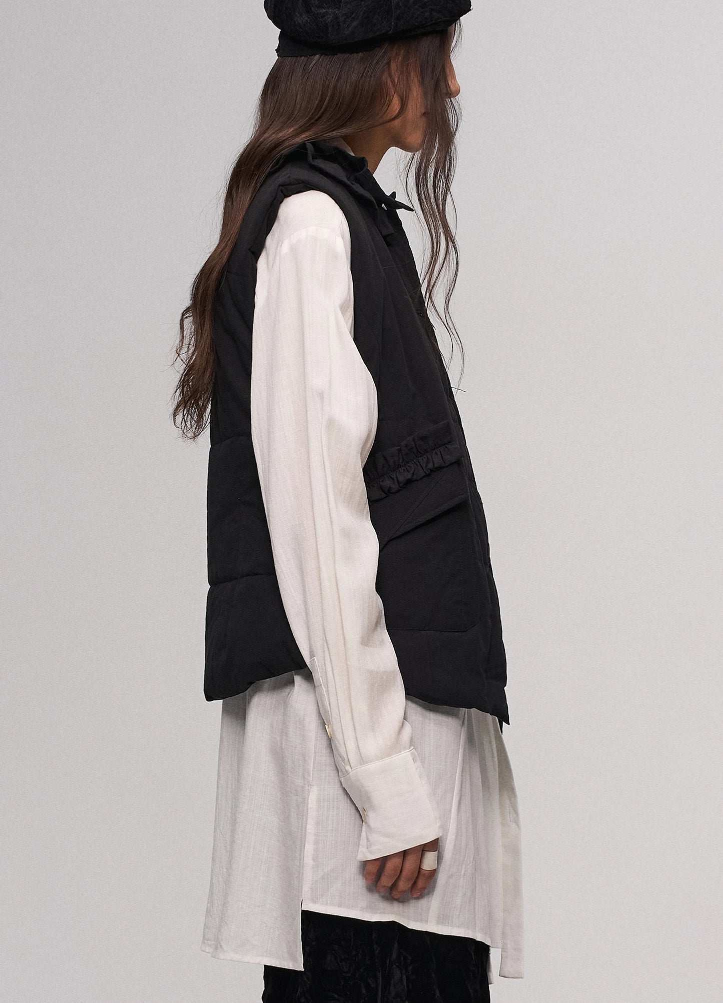 Lace Overlay Vest