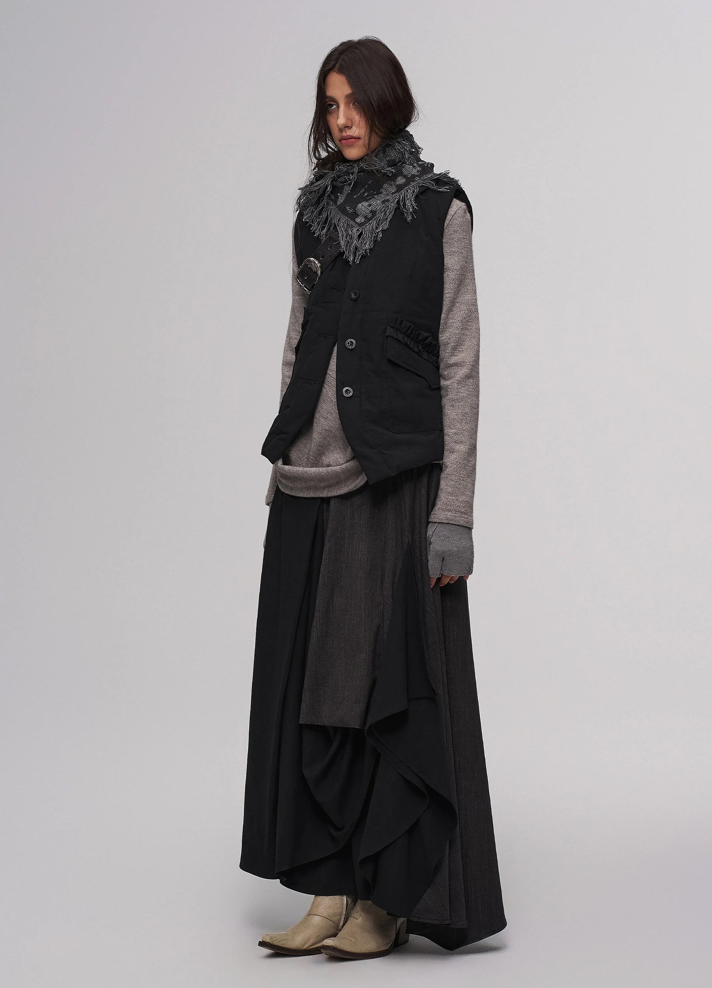 Lace Overlay Vest