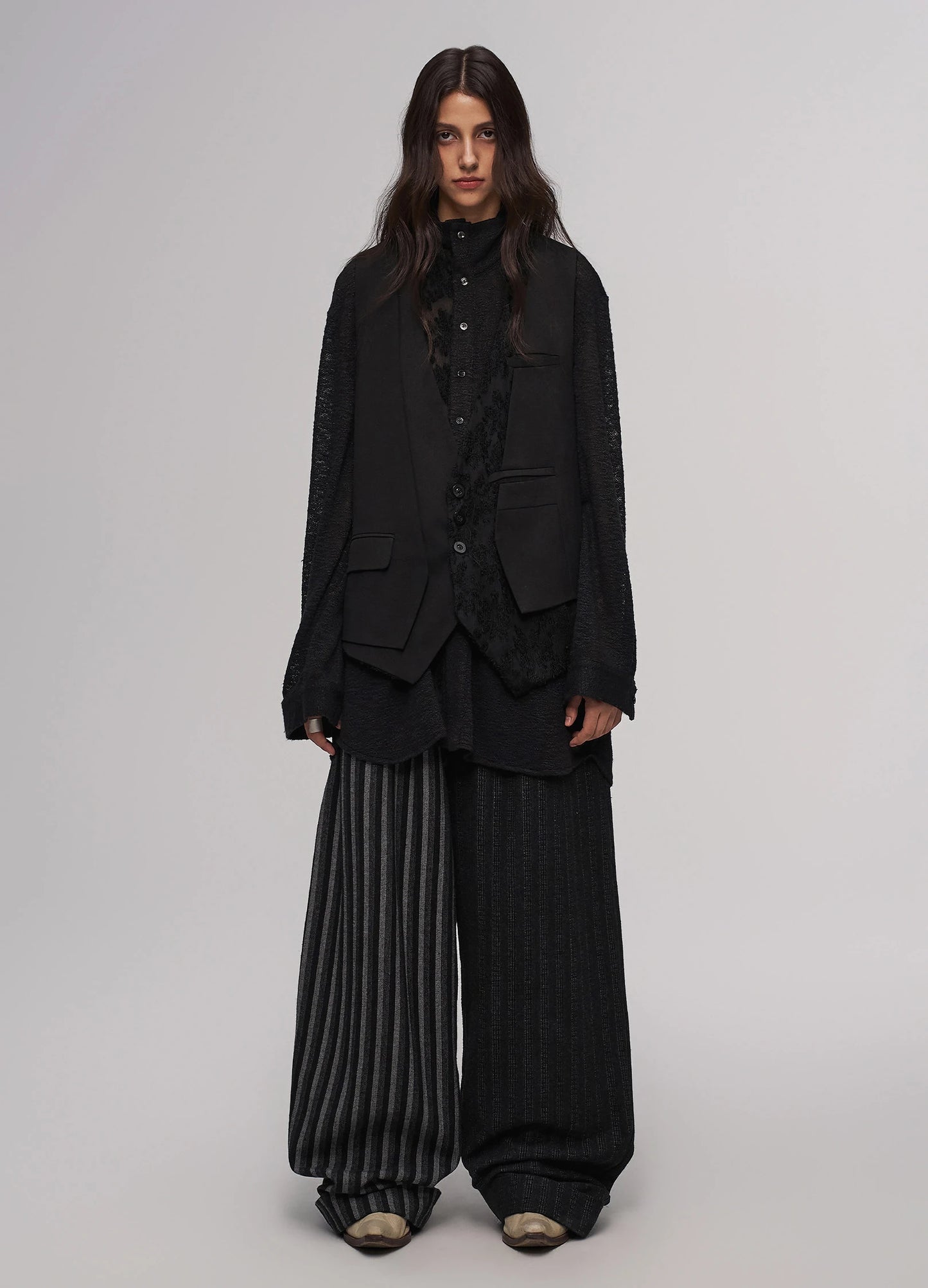 Layered Fringe Vest