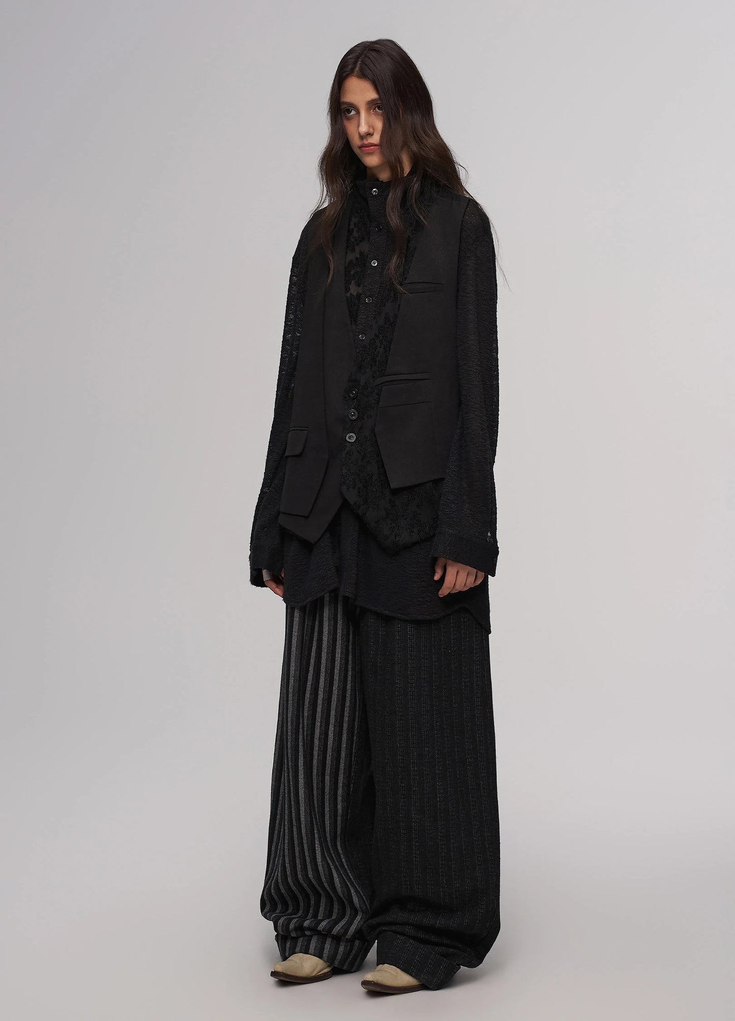 Layered Fringe Vest