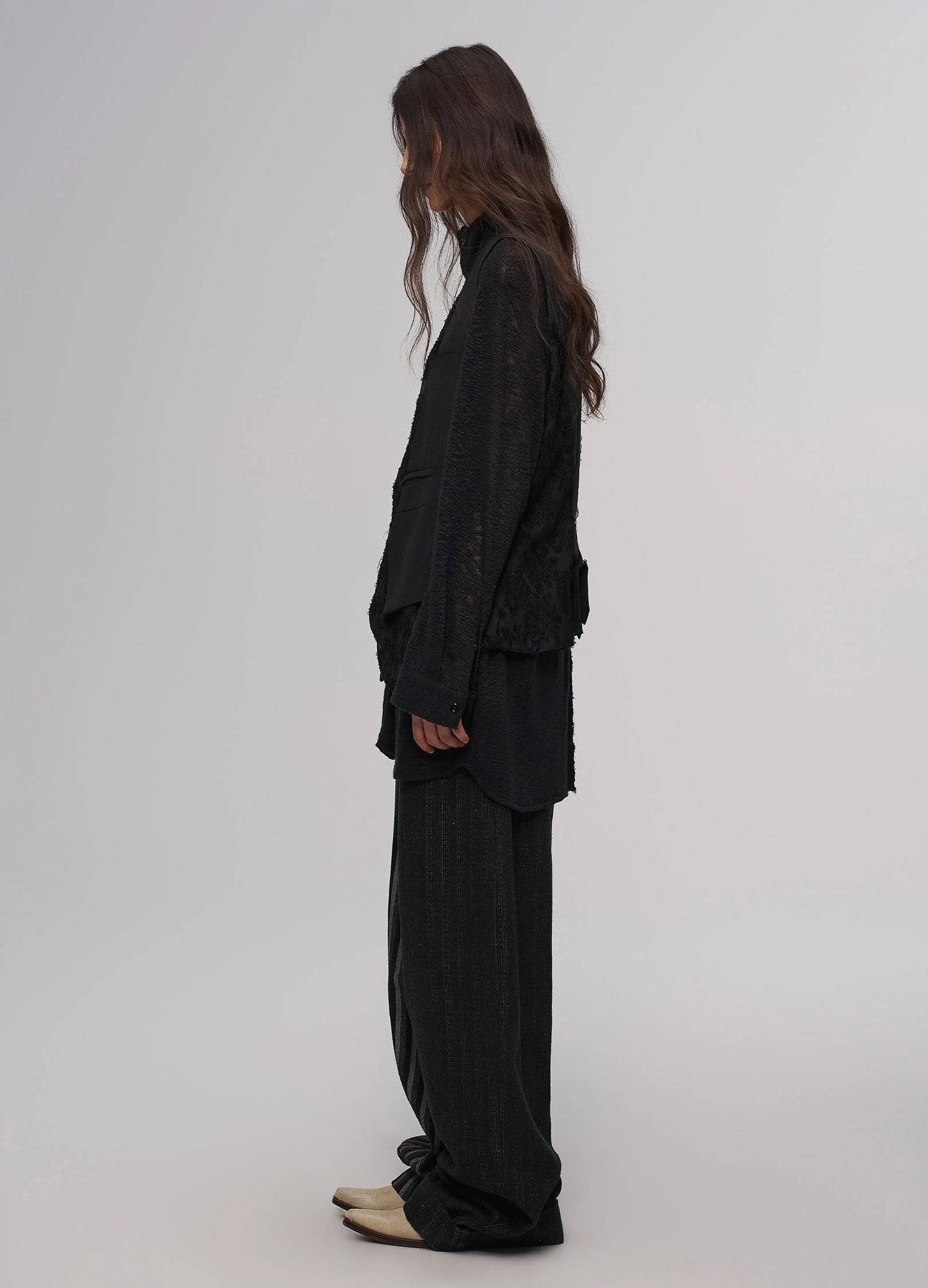 Layered Fringe Vest