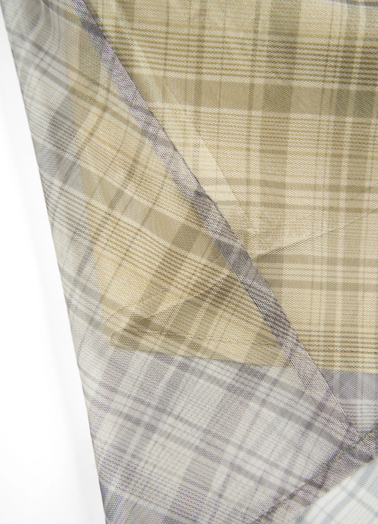 Layered Plaid Skirt
