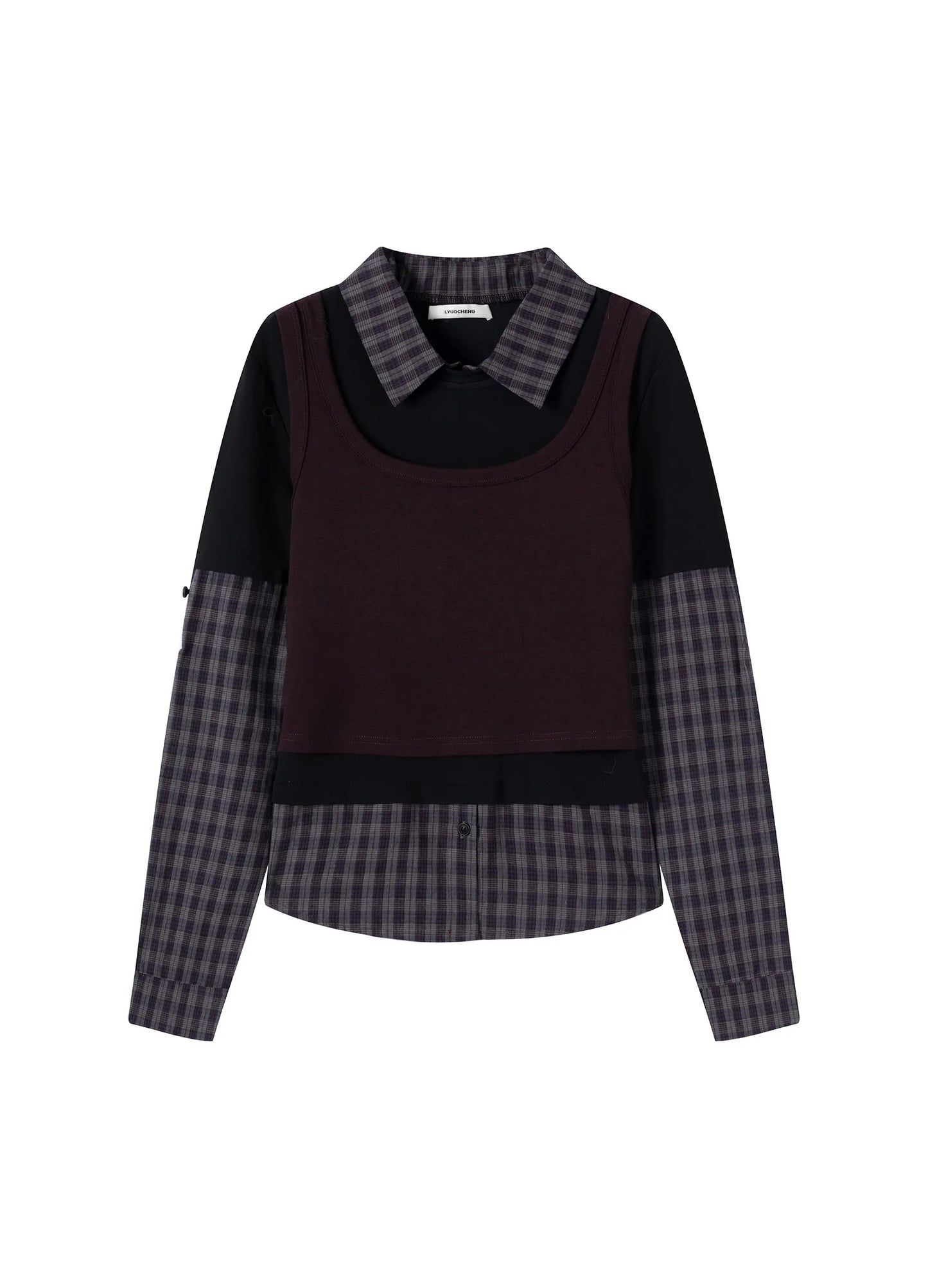 Layered Polo Top
