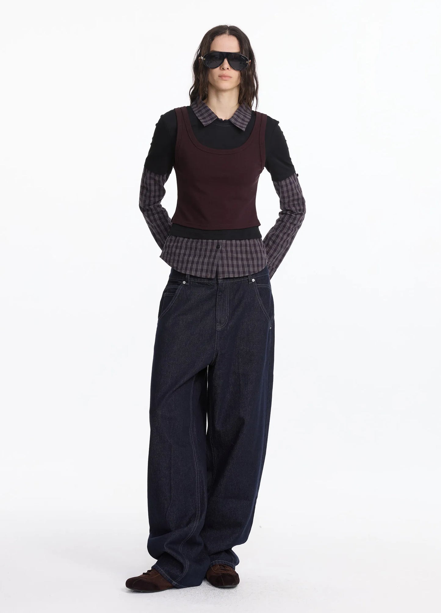 Layered Polo Top