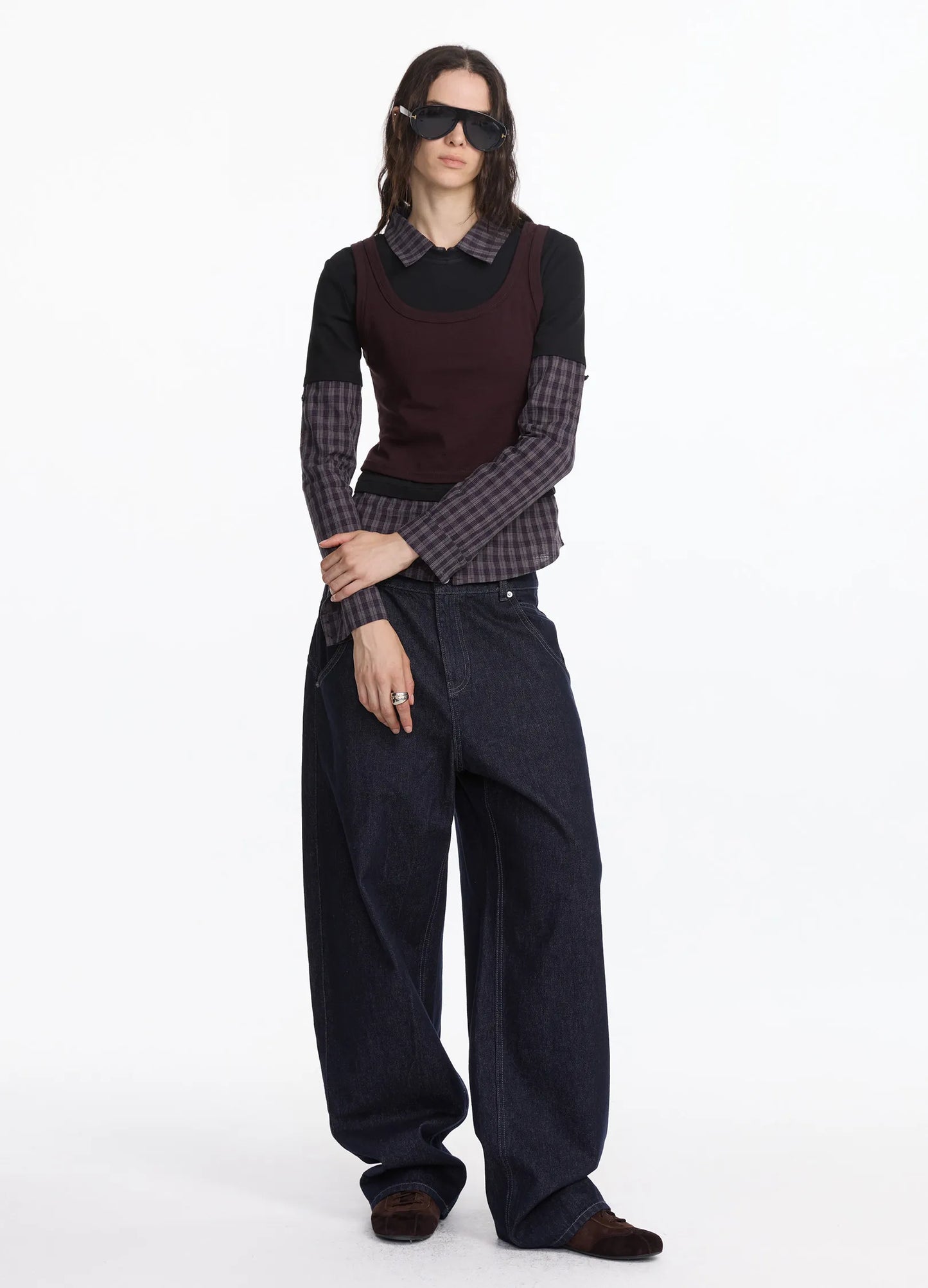 Layered Polo Top