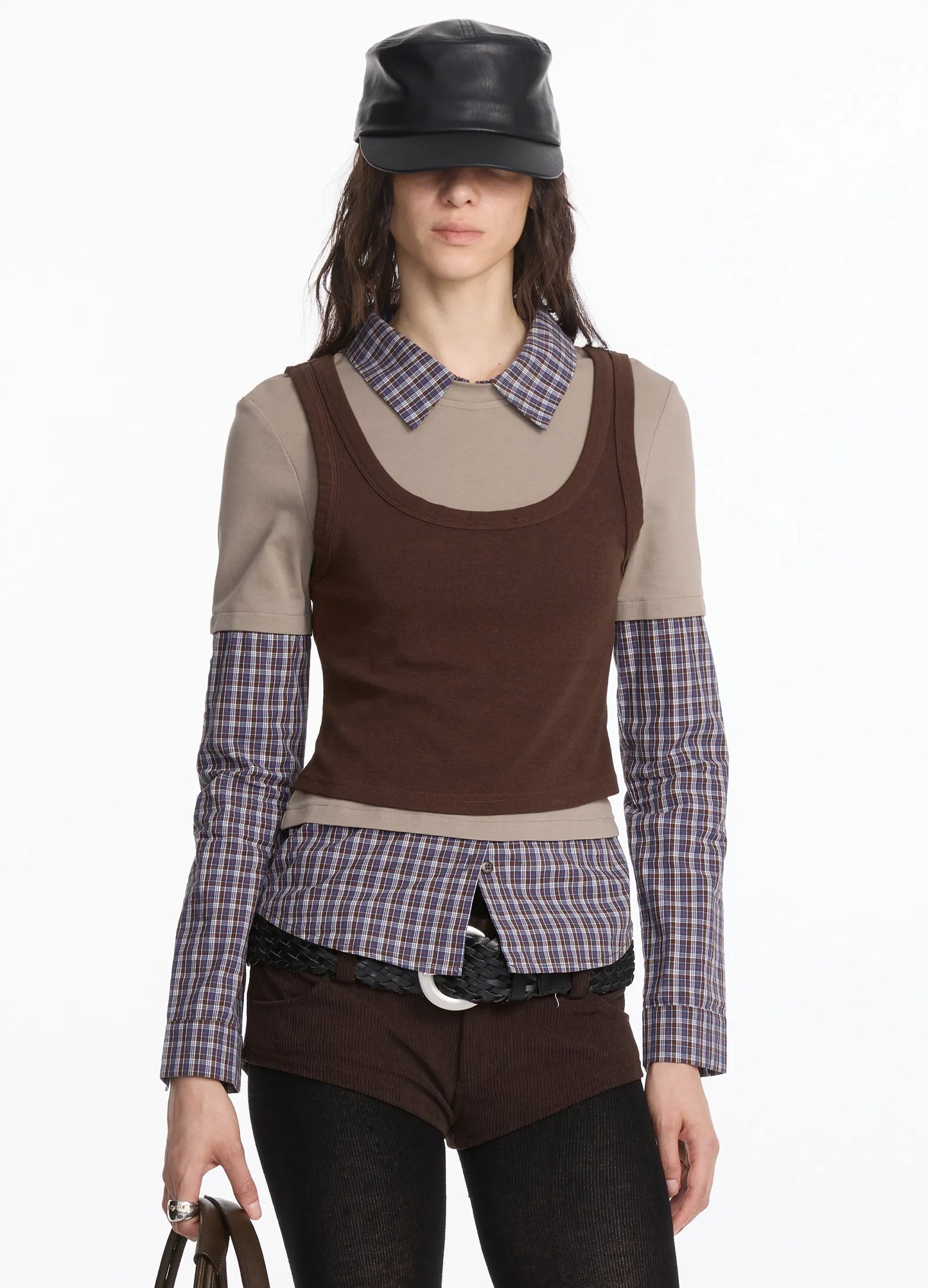 Layered Polo Top