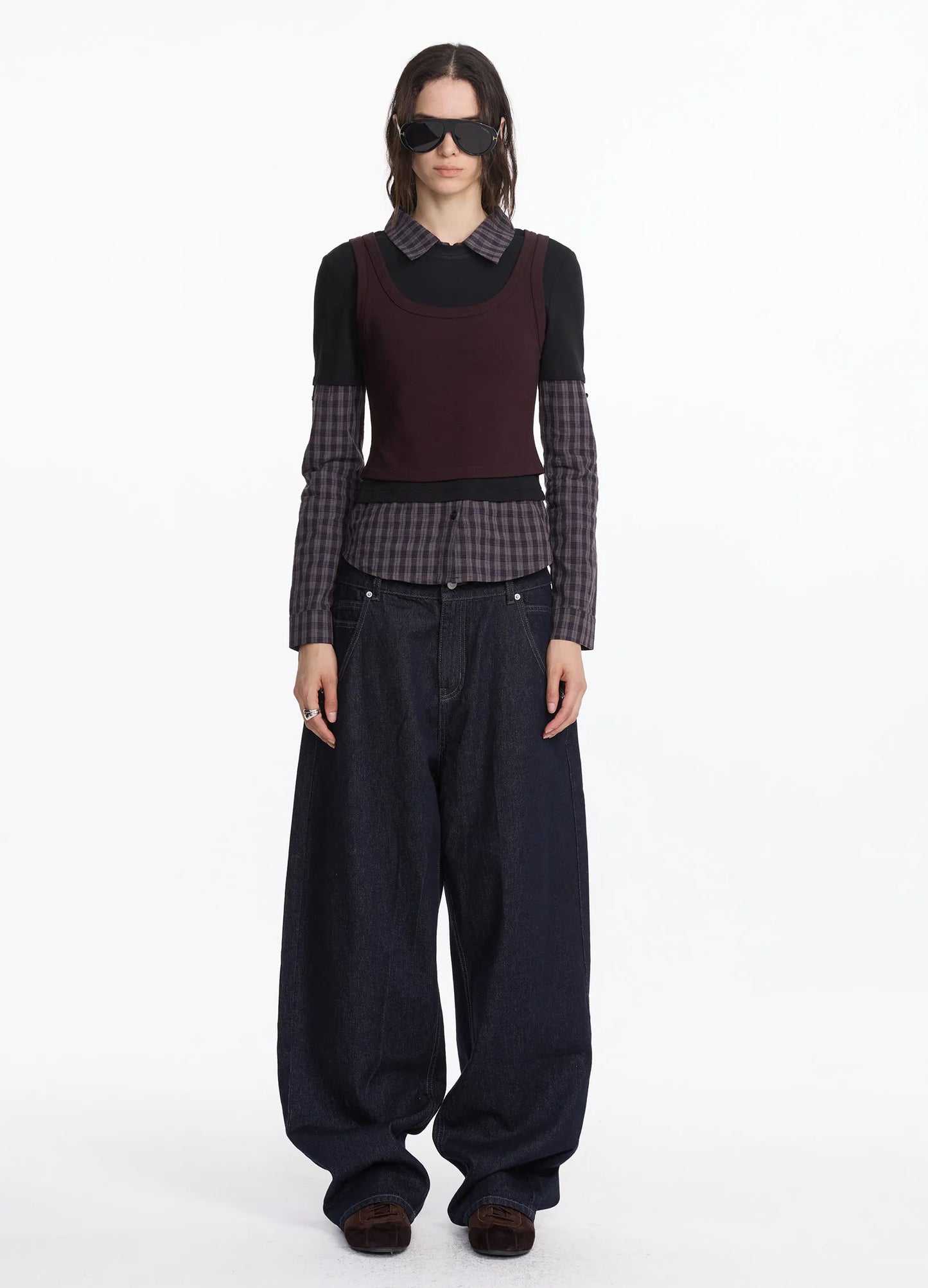 Layered Polo Top