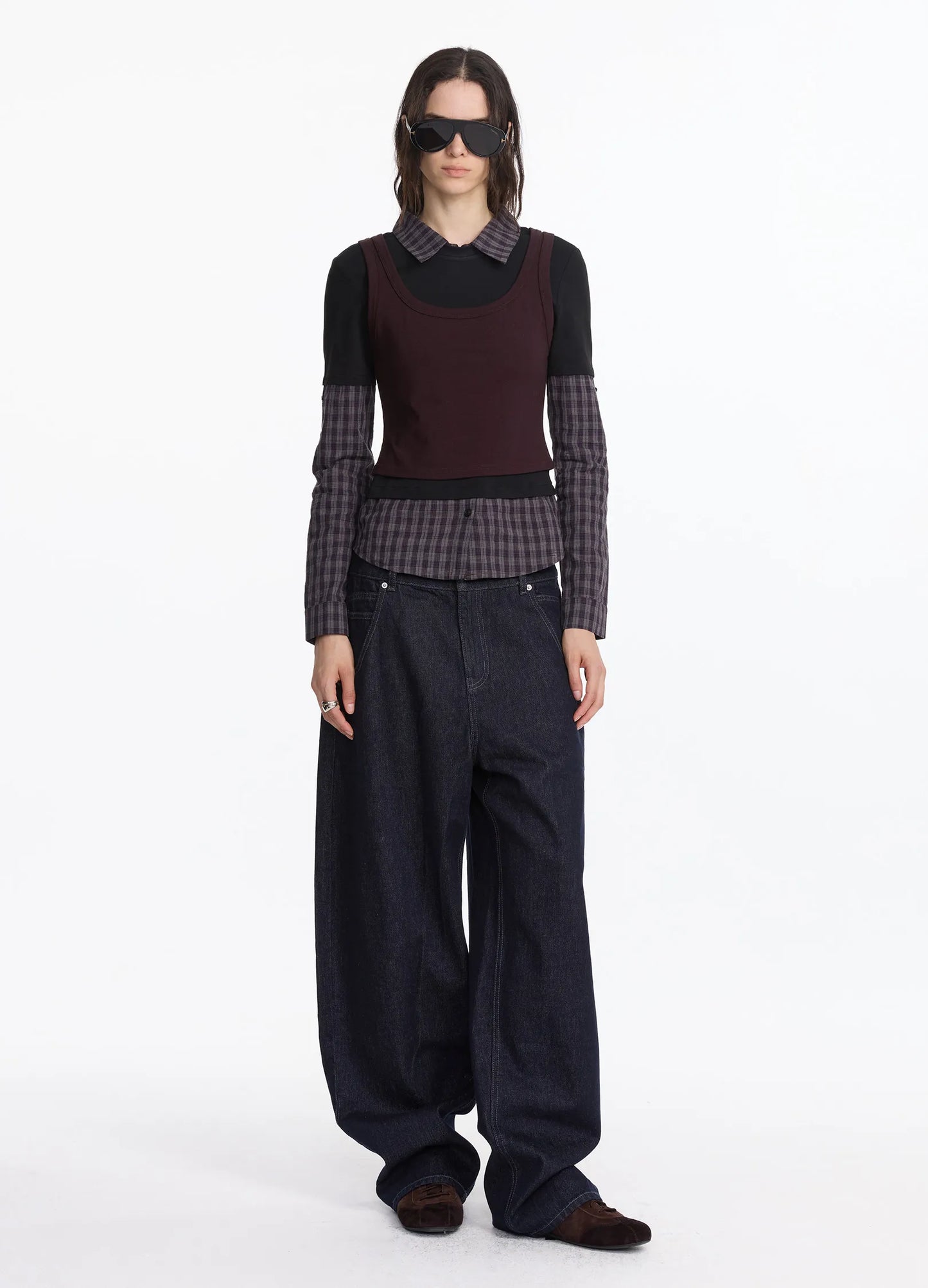 Layered Polo Top