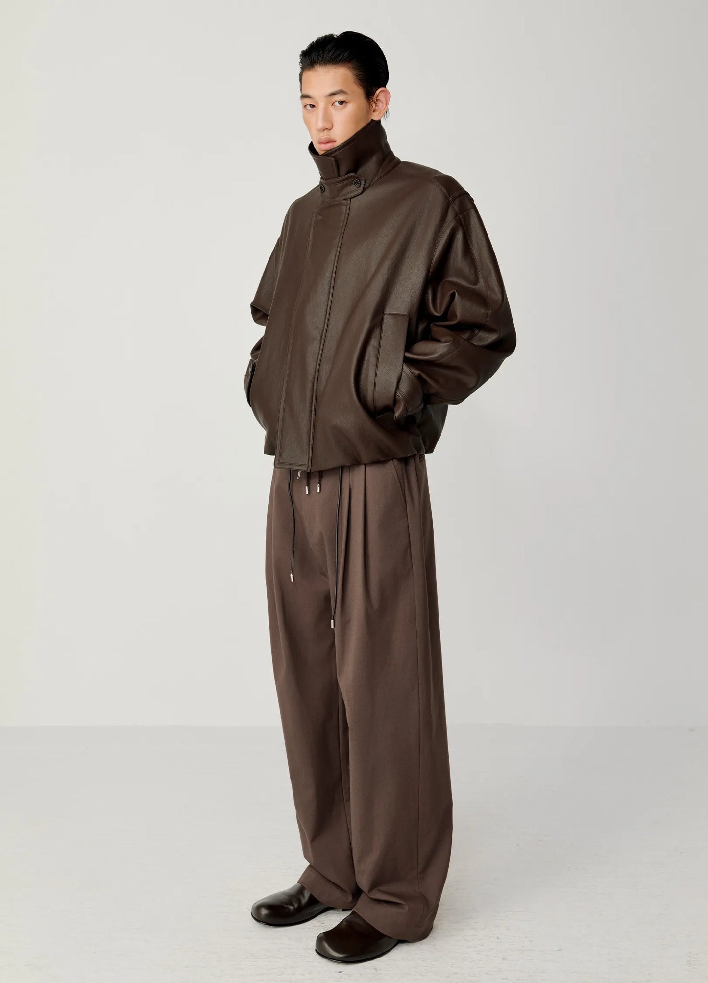 Leather Aviator Jacket