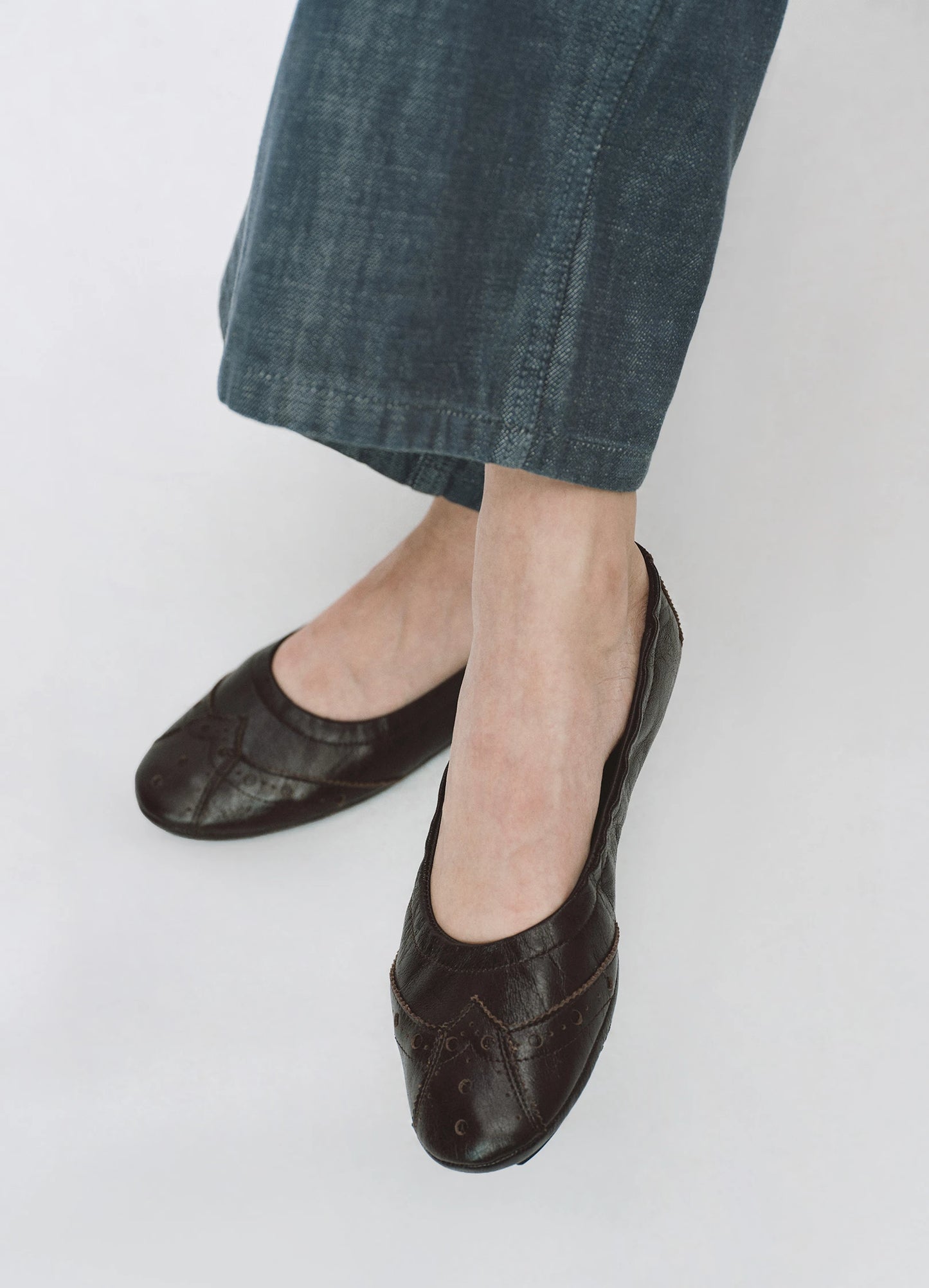 Leather Ballet Flats