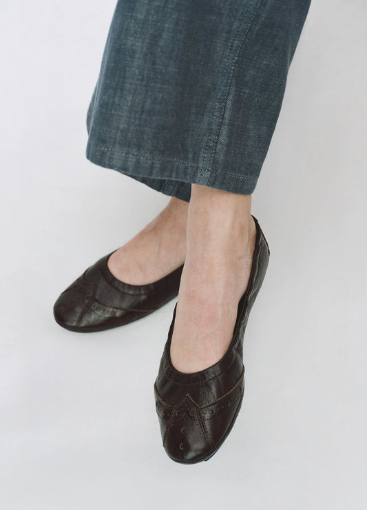 Leather Ballet Flats