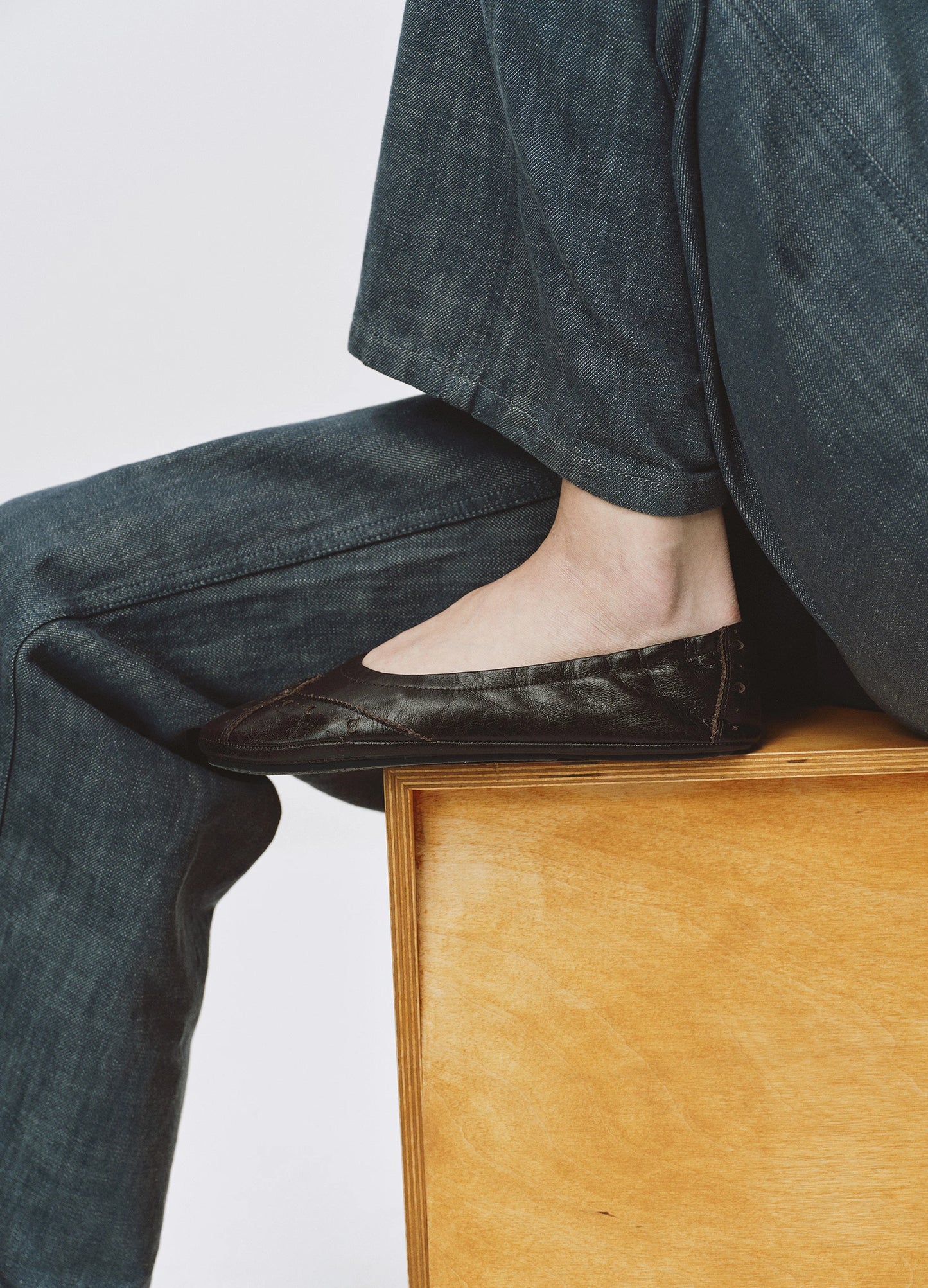 Leather Ballet Flats