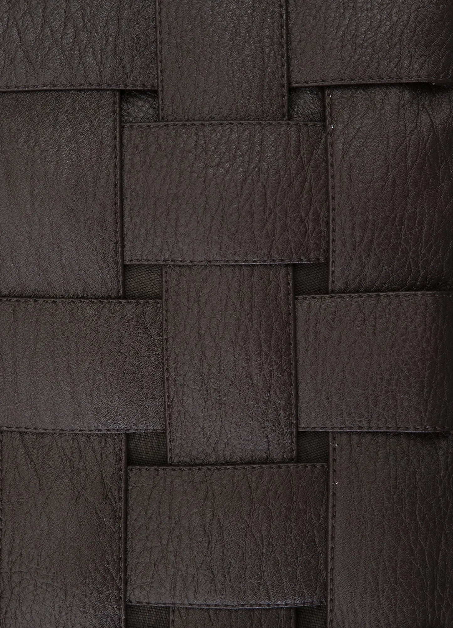Leather Braided Bag