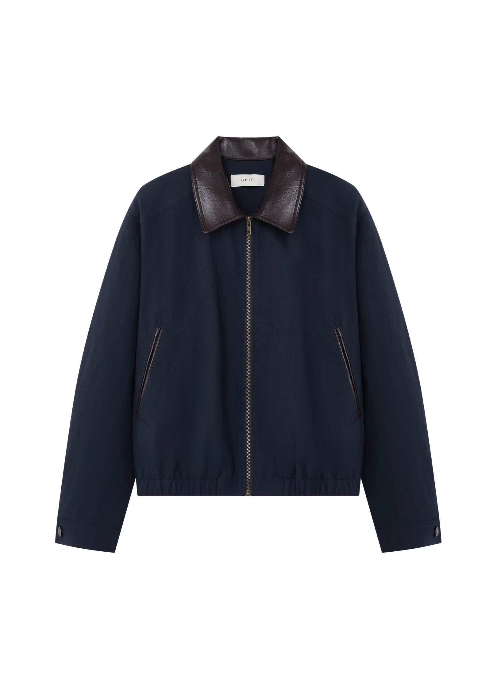 Leather Collar Jacket – VERSEAS