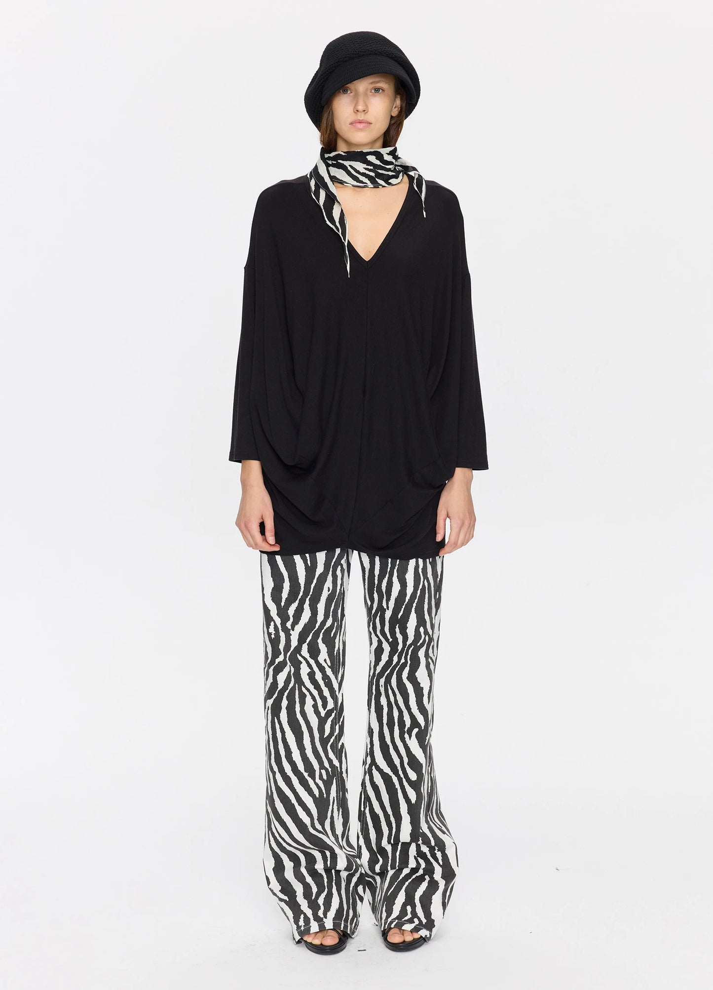 Zebra Silk Scarf