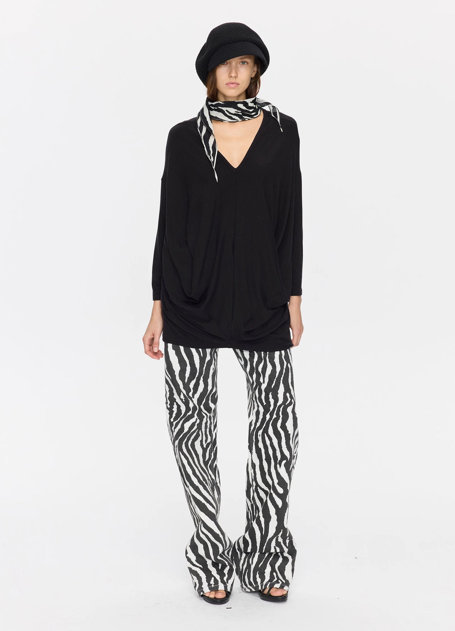Zebra Silk Scarf