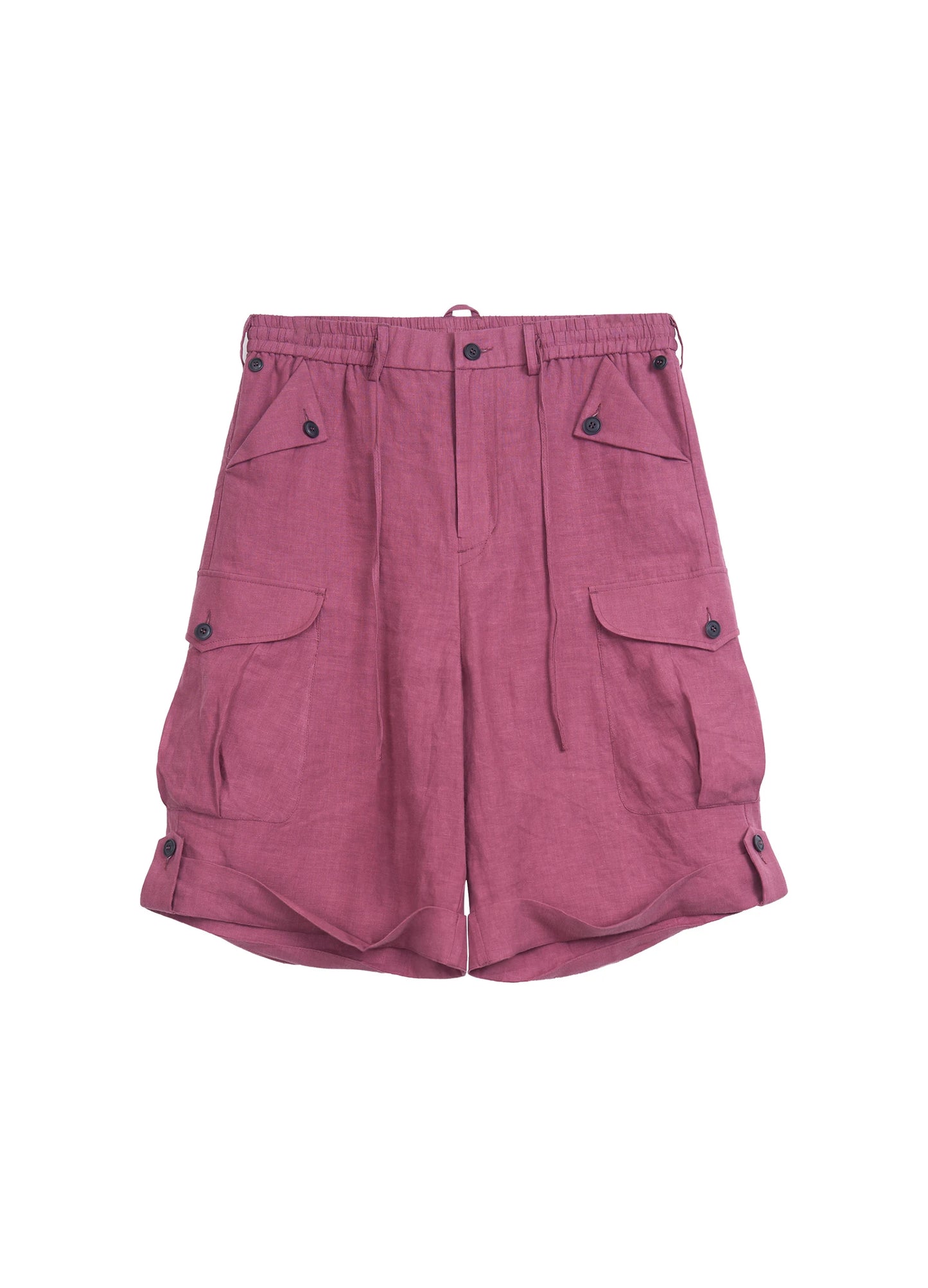 Linen Cargo Shorts