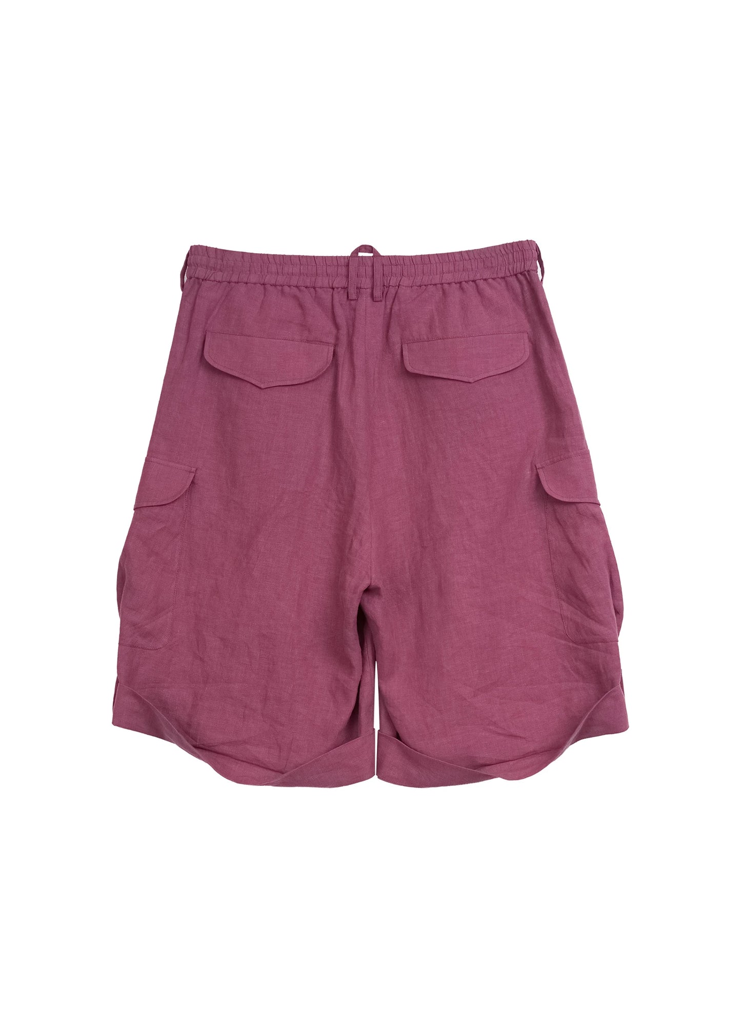 Linen Cargo Shorts